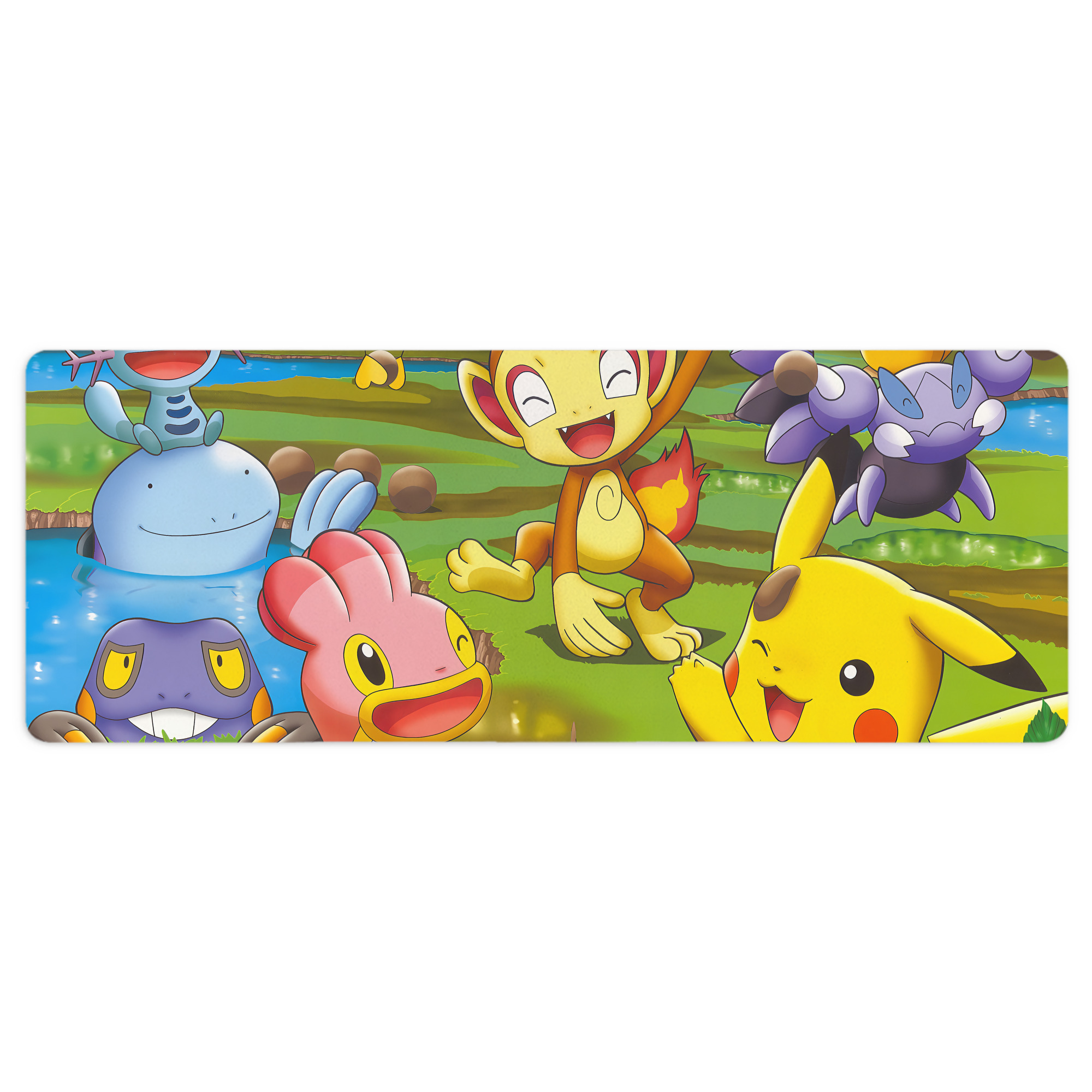 （画像用） ポケットモンスター Pokémon ステッチ加工 大判デスクマット／滑り止めマウスパッド