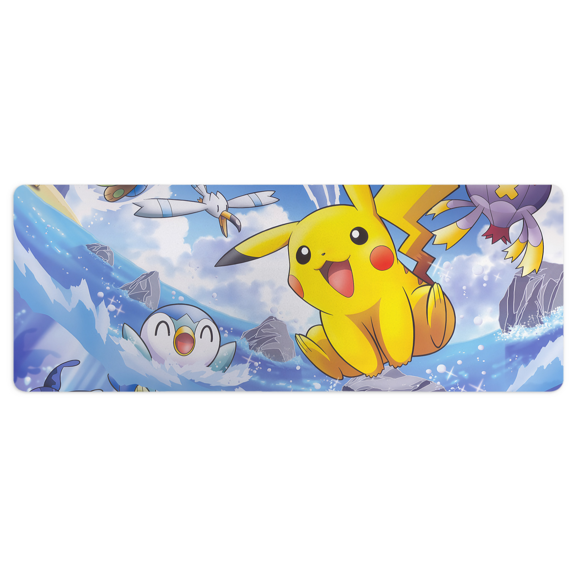 （画像用） ポケットモンスター Pokémon ステッチ加工 大判デスクマット／滑り止めマウスパッド