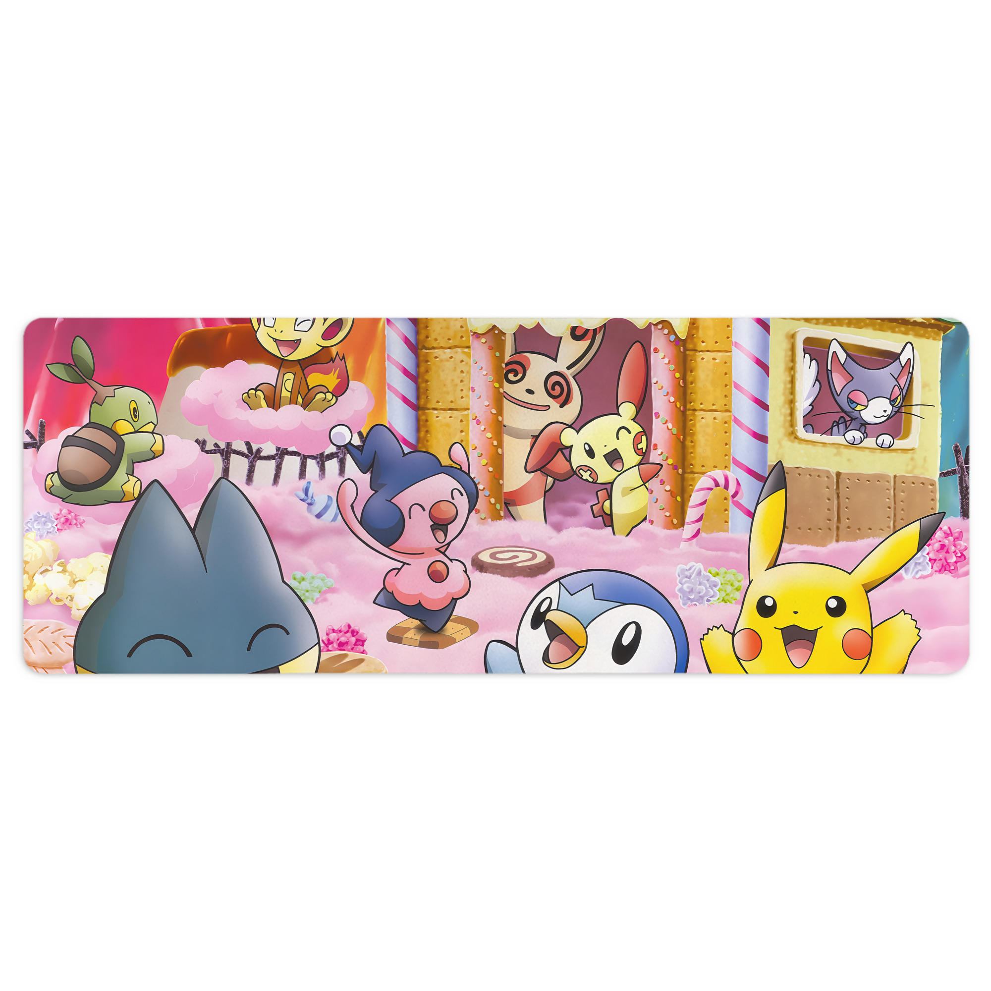 （画像用） ポケットモンスター Pokémon ステッチ加工 大判デスクマット／滑り止めマウスパッド
