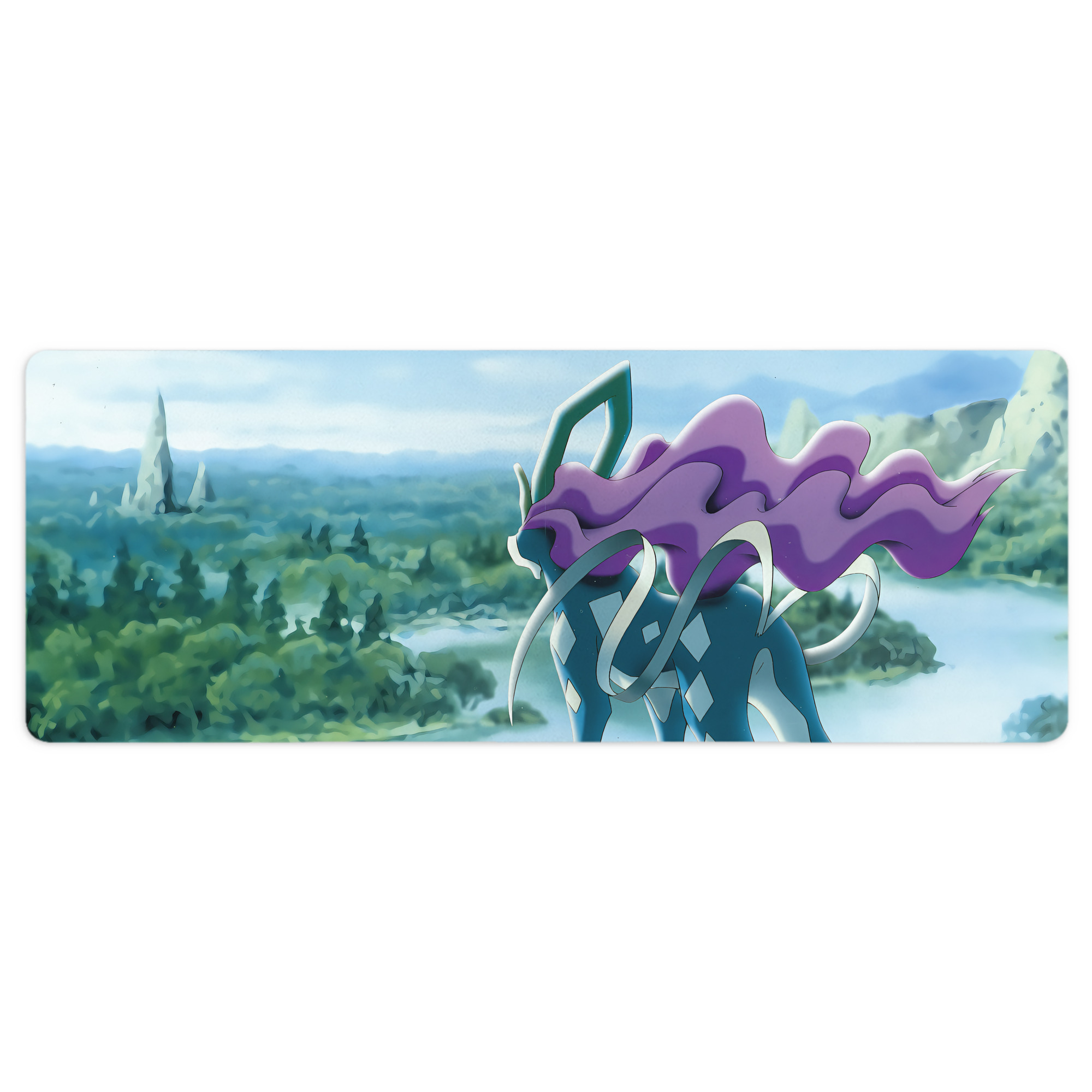 （画像用） ポケットモンスター Pokémon ステッチ加工 大判デスクマット／滑り止めマウスパッド