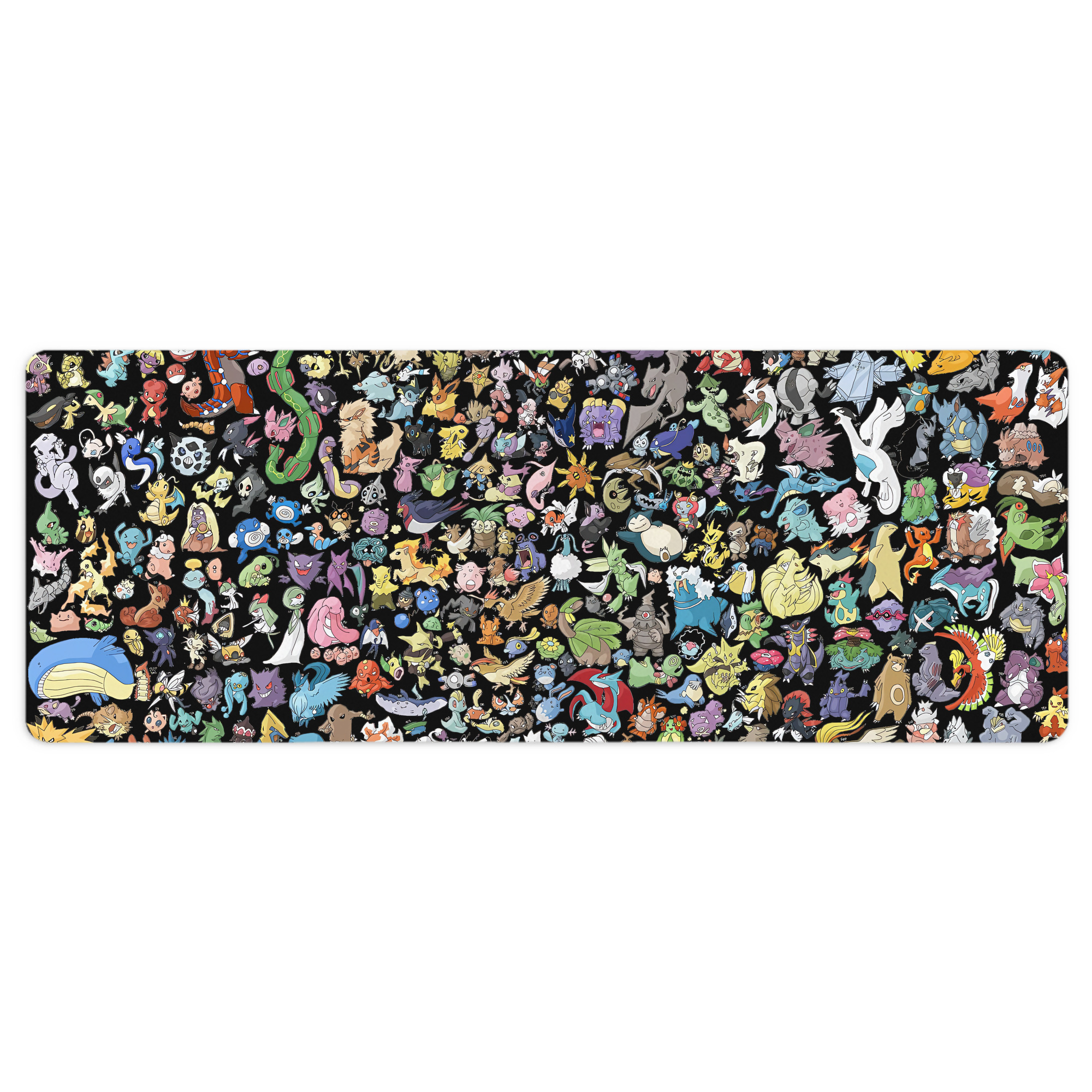 （画像用） ポケットモンスター Pokémon ステッチ加工 大判デスクマット／滑り止めマウスパッド