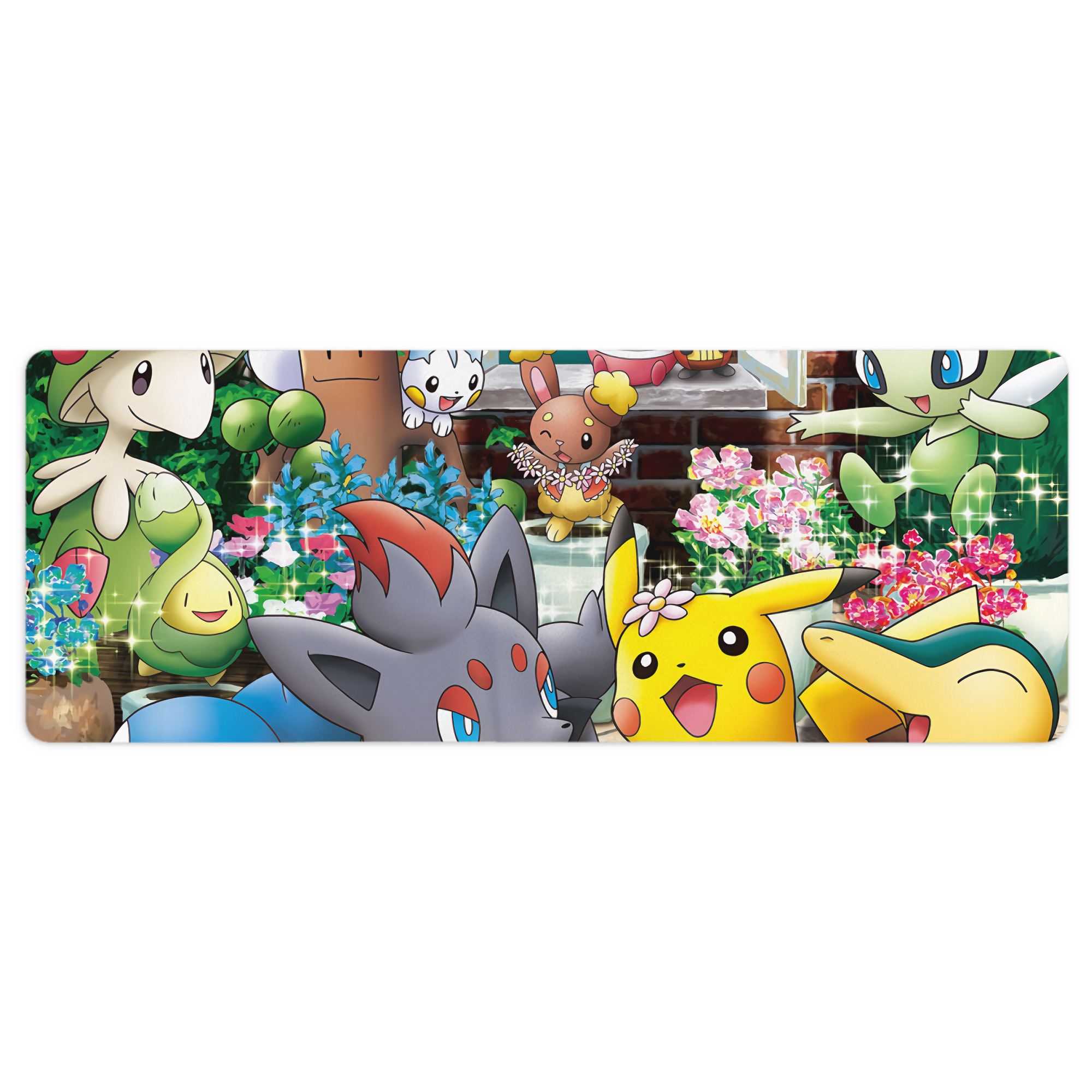 （画像用） ポケットモンスター Pokémon ステッチ加工 大判デスクマット／滑り止めマウスパッド
