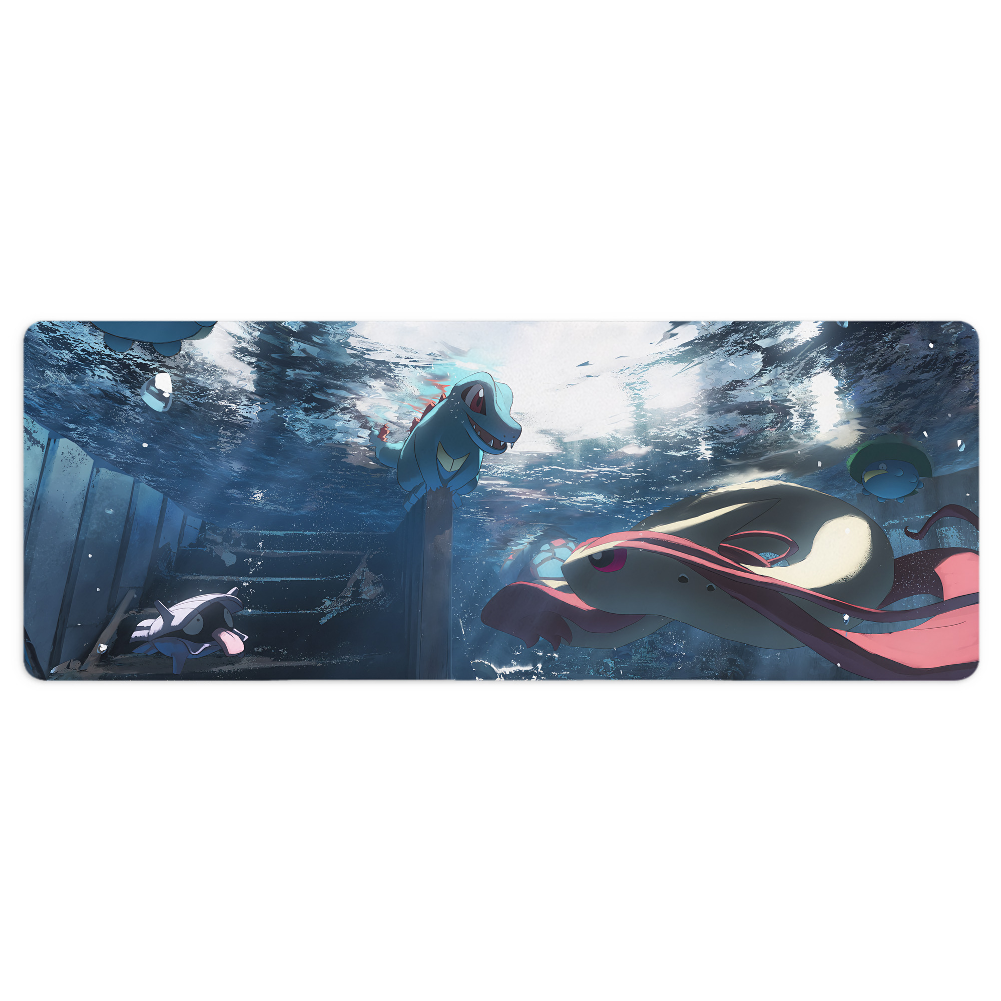 （画像用） ポケットモンスター Pokémon ステッチ加工 大判デスクマット／滑り止めマウスパッド