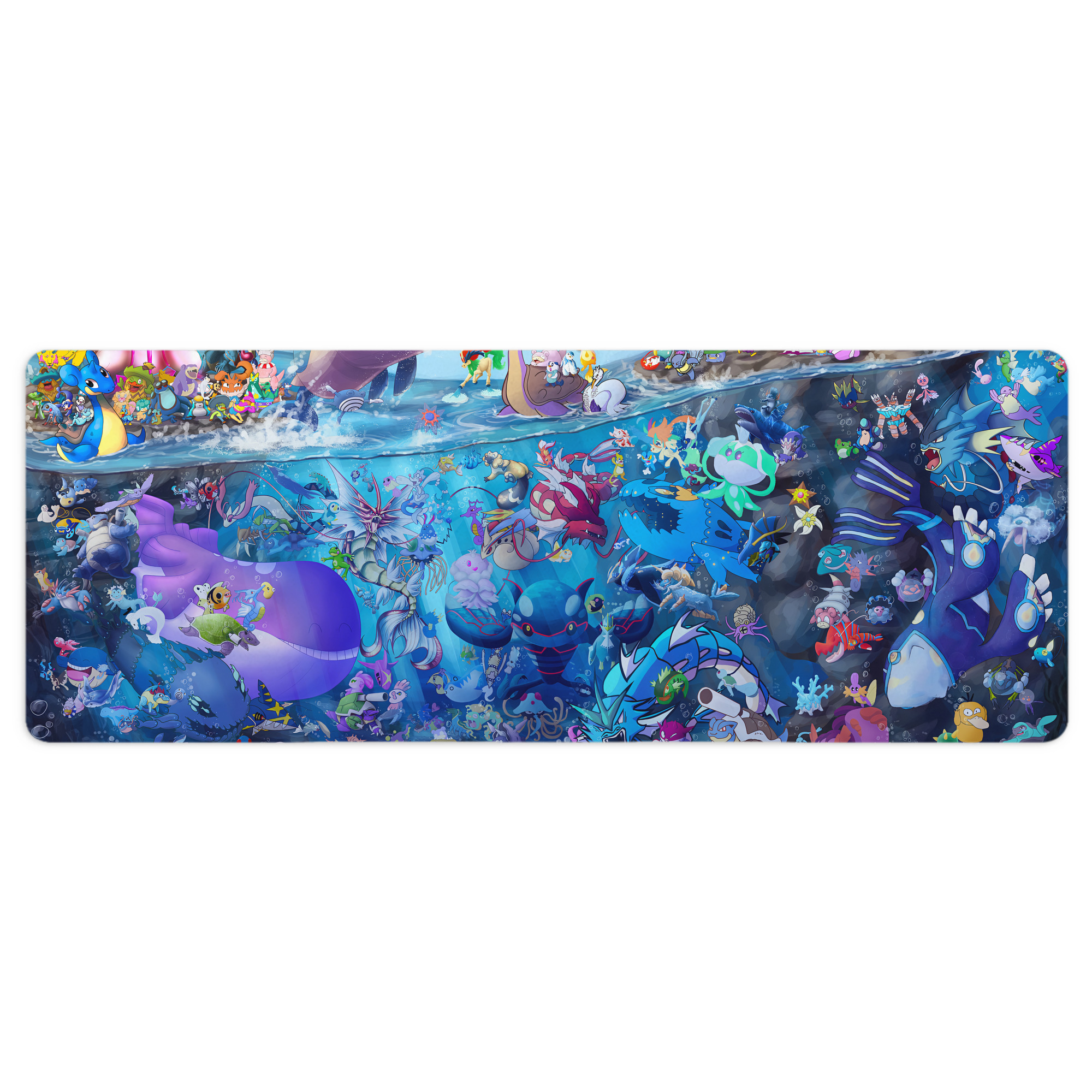 （画像用） ポケットモンスター Pokémon ステッチ加工 大判デスクマット／滑り止めマウスパッド