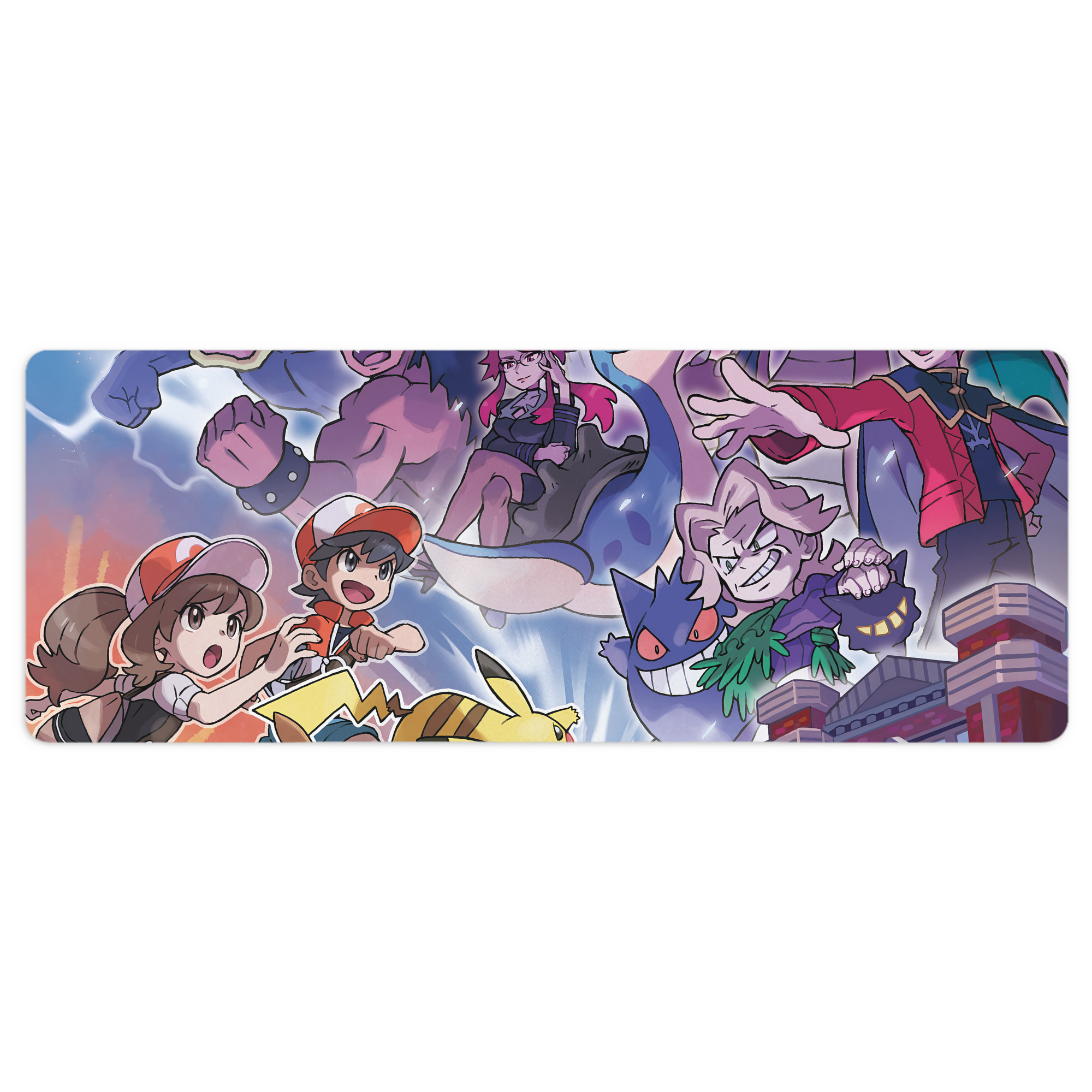 （画像用） ポケットモンスター Pokémon ステッチ加工 大判デスクマット／滑り止めマウスパッド