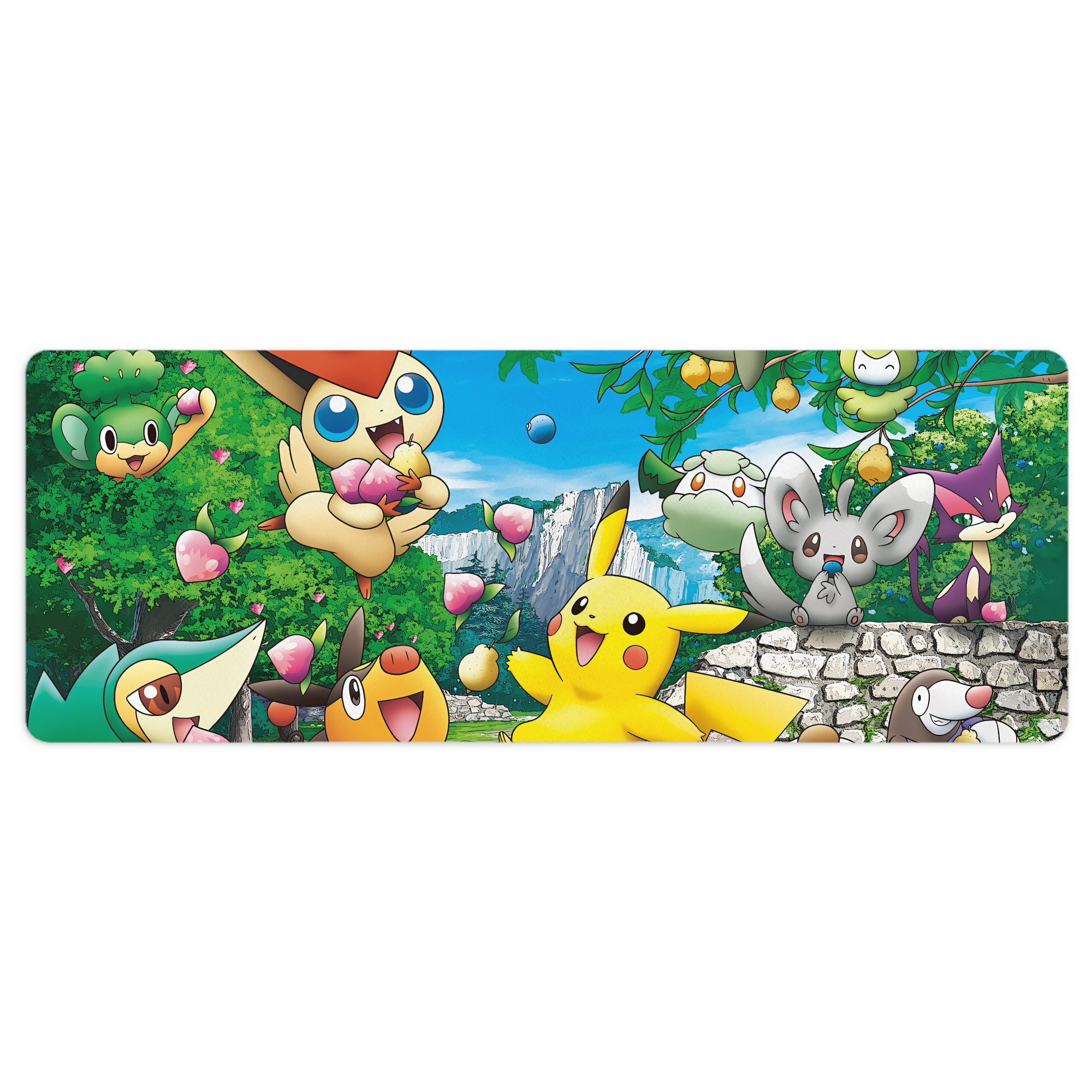 （画像用） ポケットモンスター Pokémon ステッチ加工 大判デスクマット／滑り止めマウスパッド