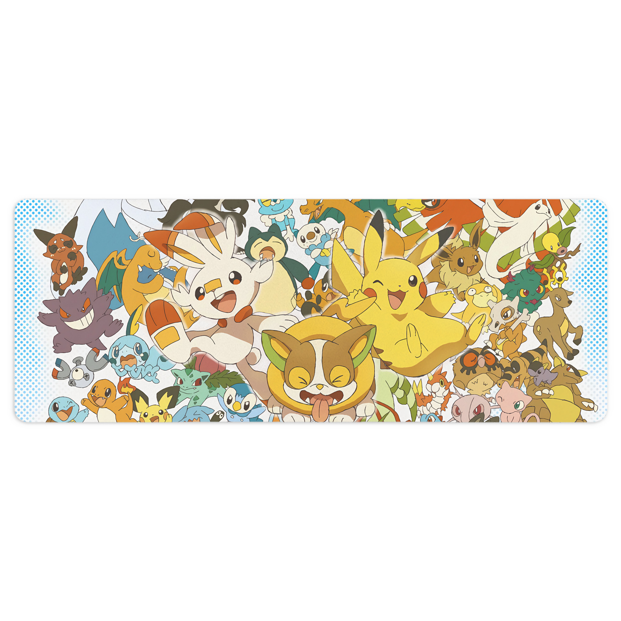 （画像用） ポケットモンスター Pokémon ステッチ加工 大判デスクマット／滑り止めマウスパッド