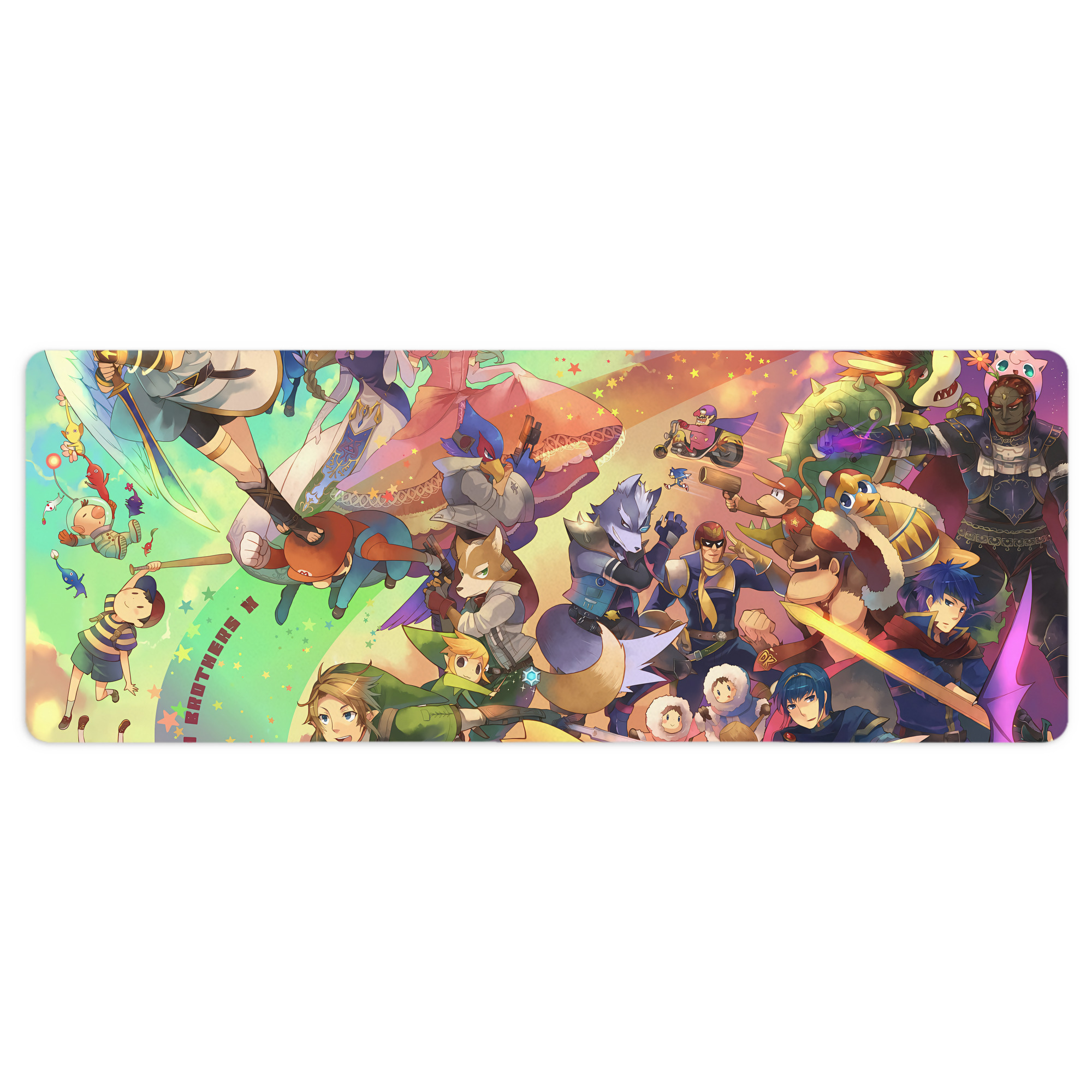 （画像用） ポケットモンスター Pokémon ステッチ加工 大判デスクマット／滑り止めマウスパッド