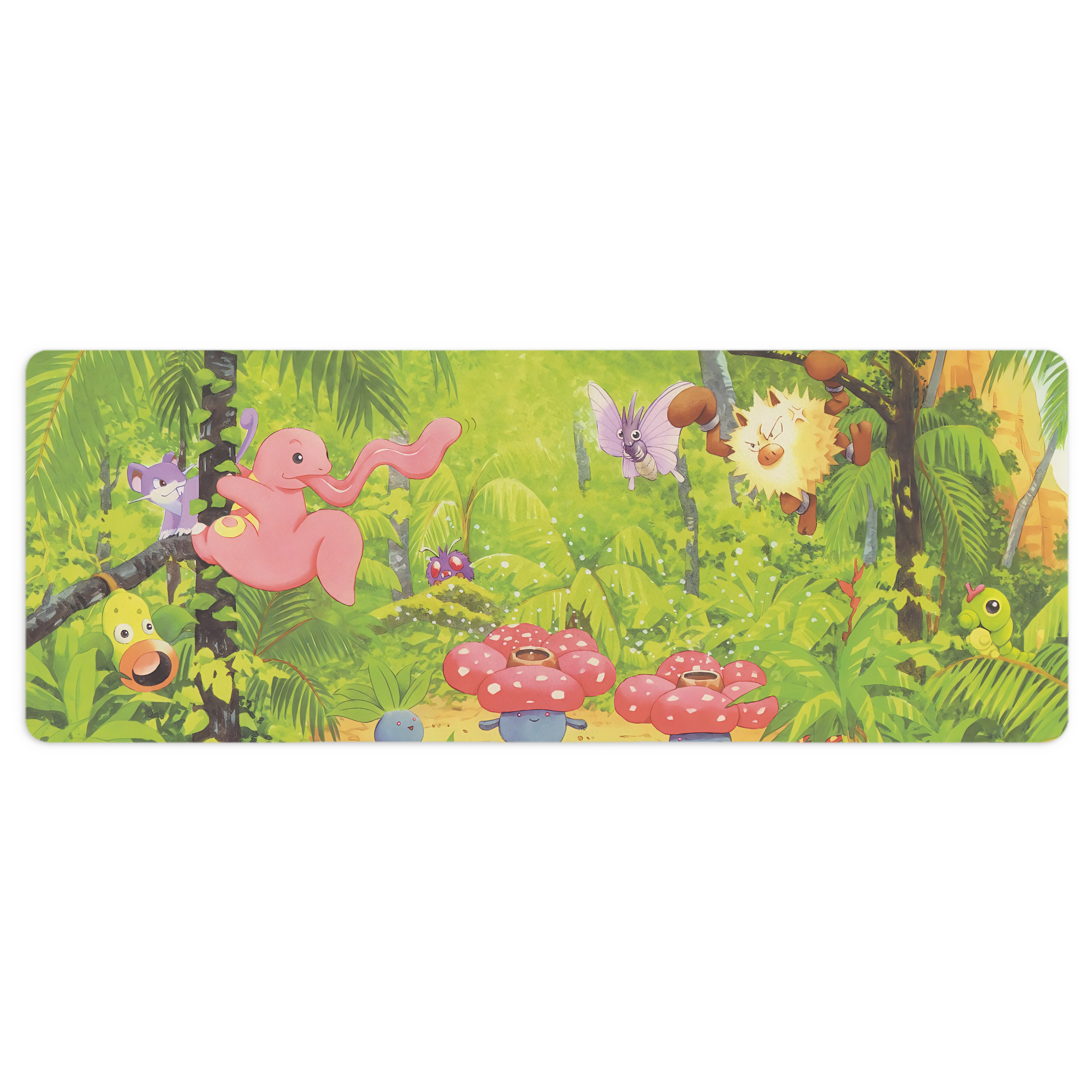 （画像用） ポケットモンスター Pokémon ステッチ加工 大判デスクマット／滑り止めマウスパッド