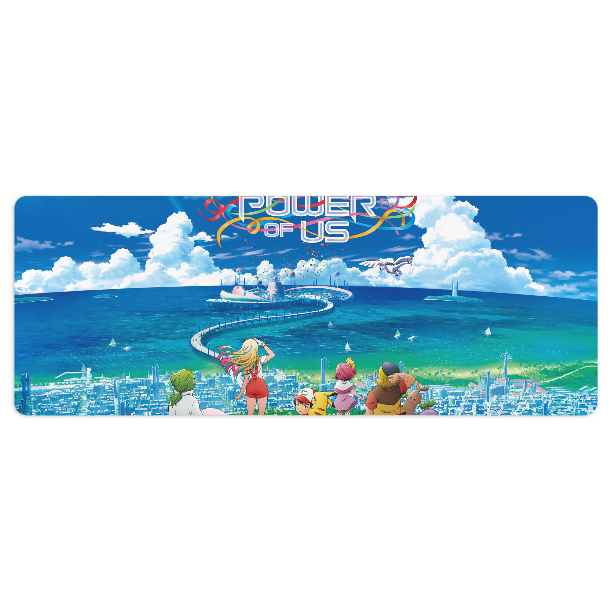 （画像用） ポケットモンスター Pokémon ステッチ加工 大判デスクマット／滑り止めマウスパッド