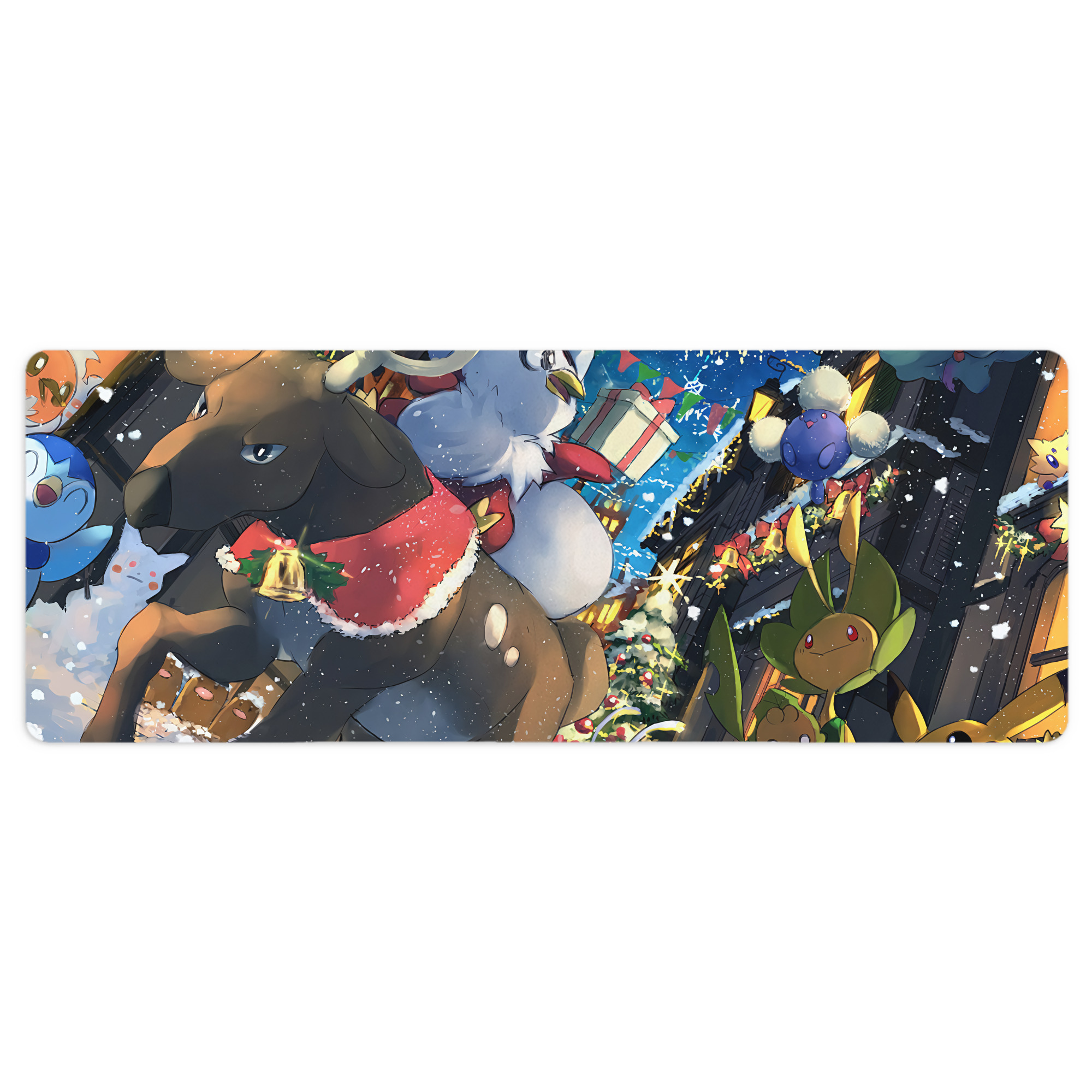 （画像用） ポケットモンスター Pokémon ステッチ加工 大判デスクマット／滑り止めマウスパッド