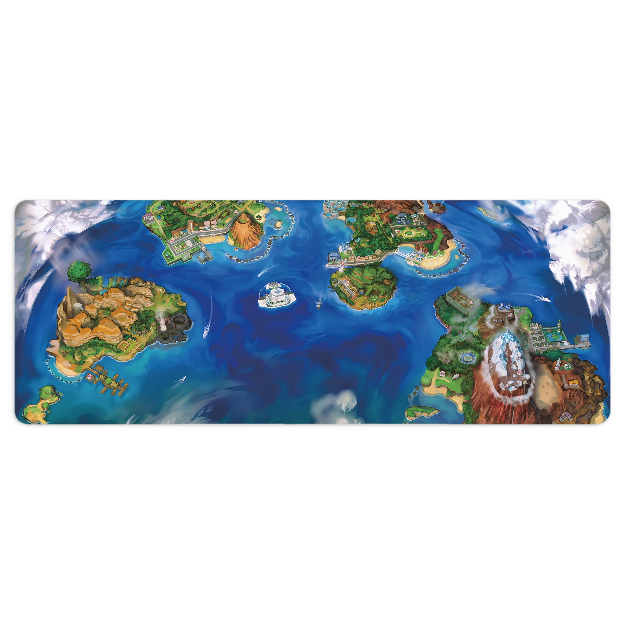 （画像用） ポケットモンスター Pokémon ステッチ加工 大判デスクマット／滑り止めマウスパッド