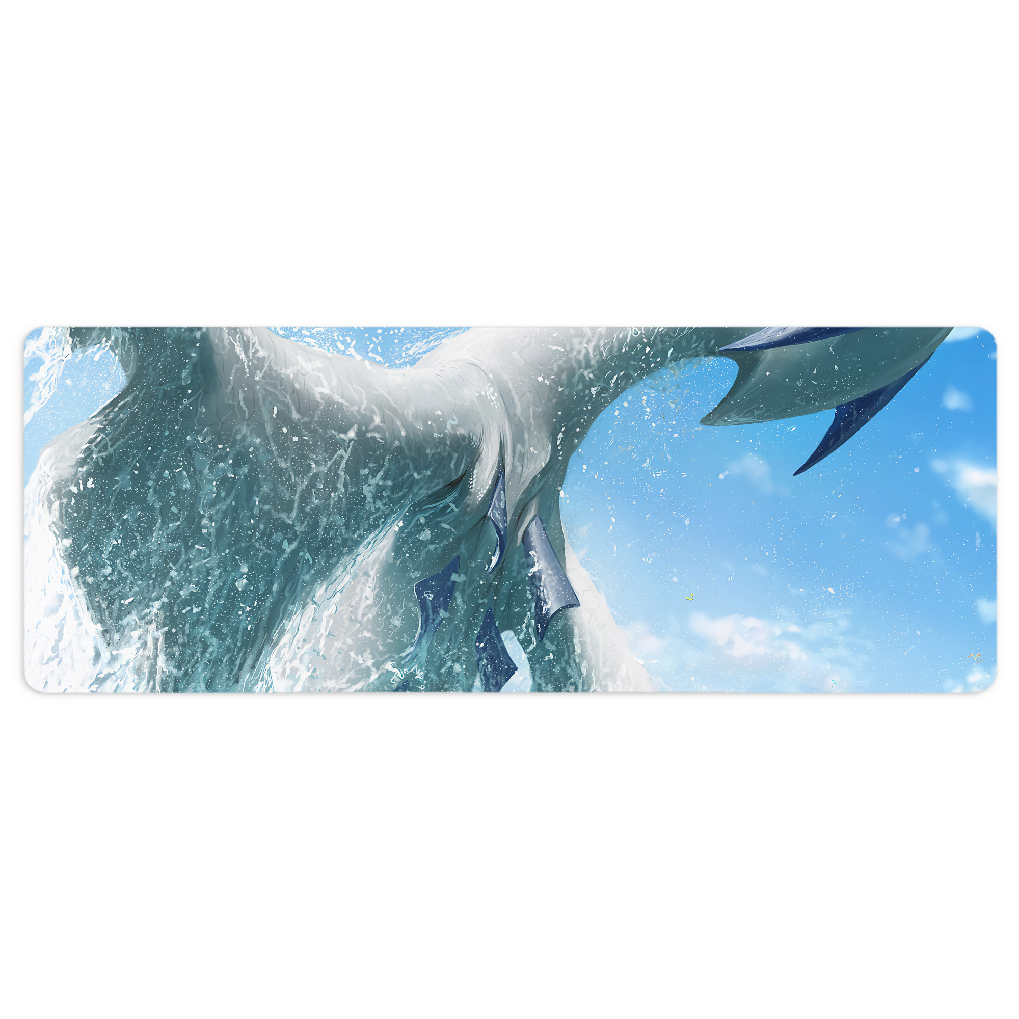 （画像用） ポケットモンスター Pokémon ステッチ加工 大判デスクマット／滑り止めマウスパッド