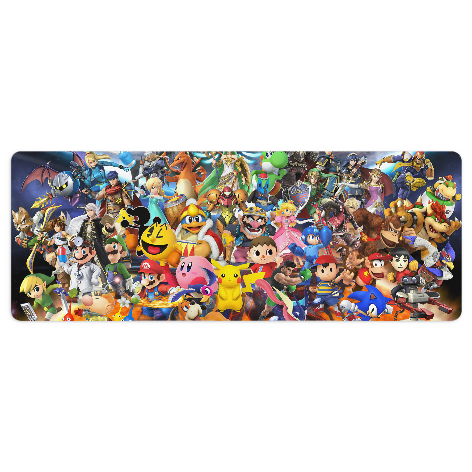 （画像用） ポケットモンスター Pokémon ステッチ加工 大判デスクマット／滑り止めマウスパッド