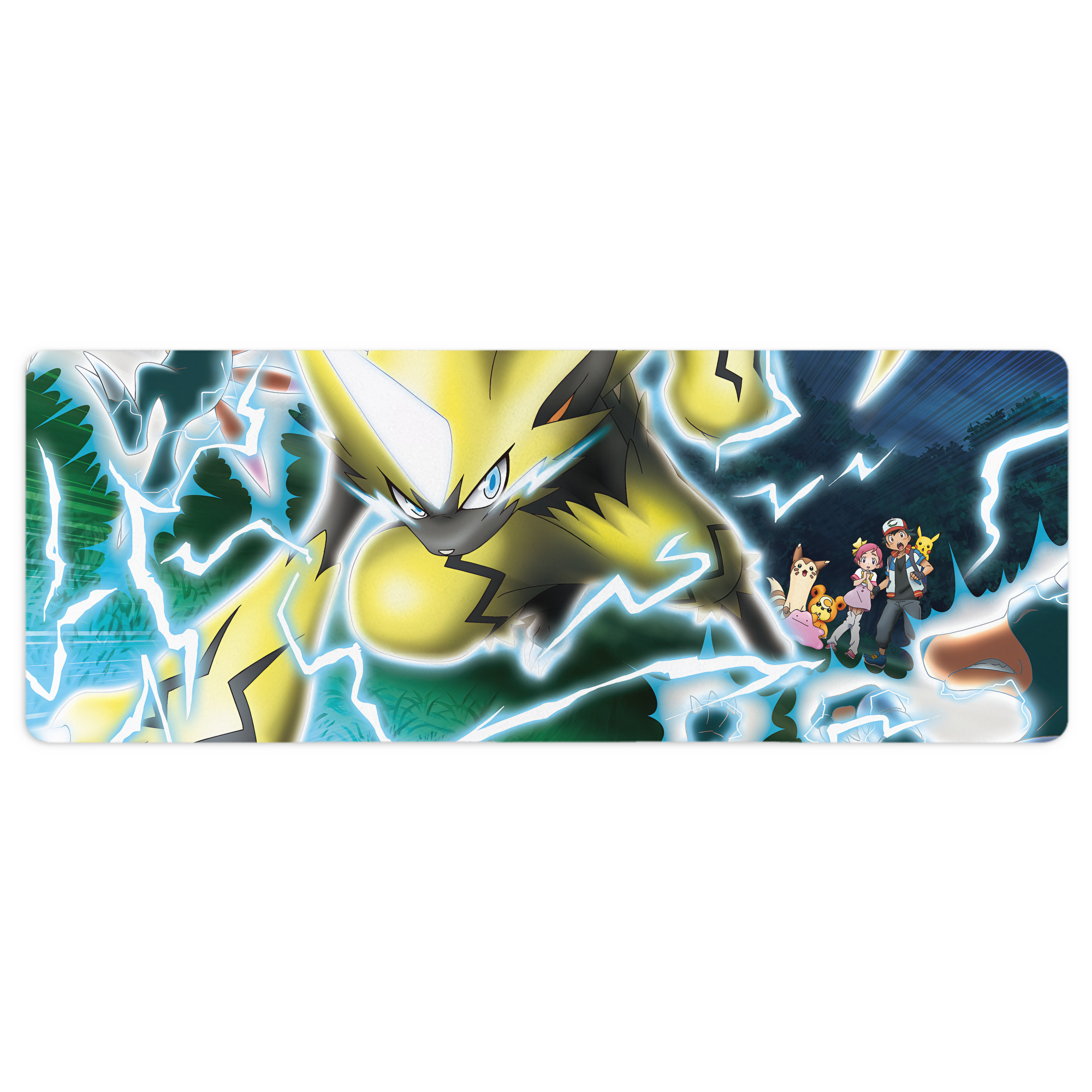 （画像用） ポケットモンスター Pokémon ステッチ加工 大判デスクマット／滑り止めマウスパッド