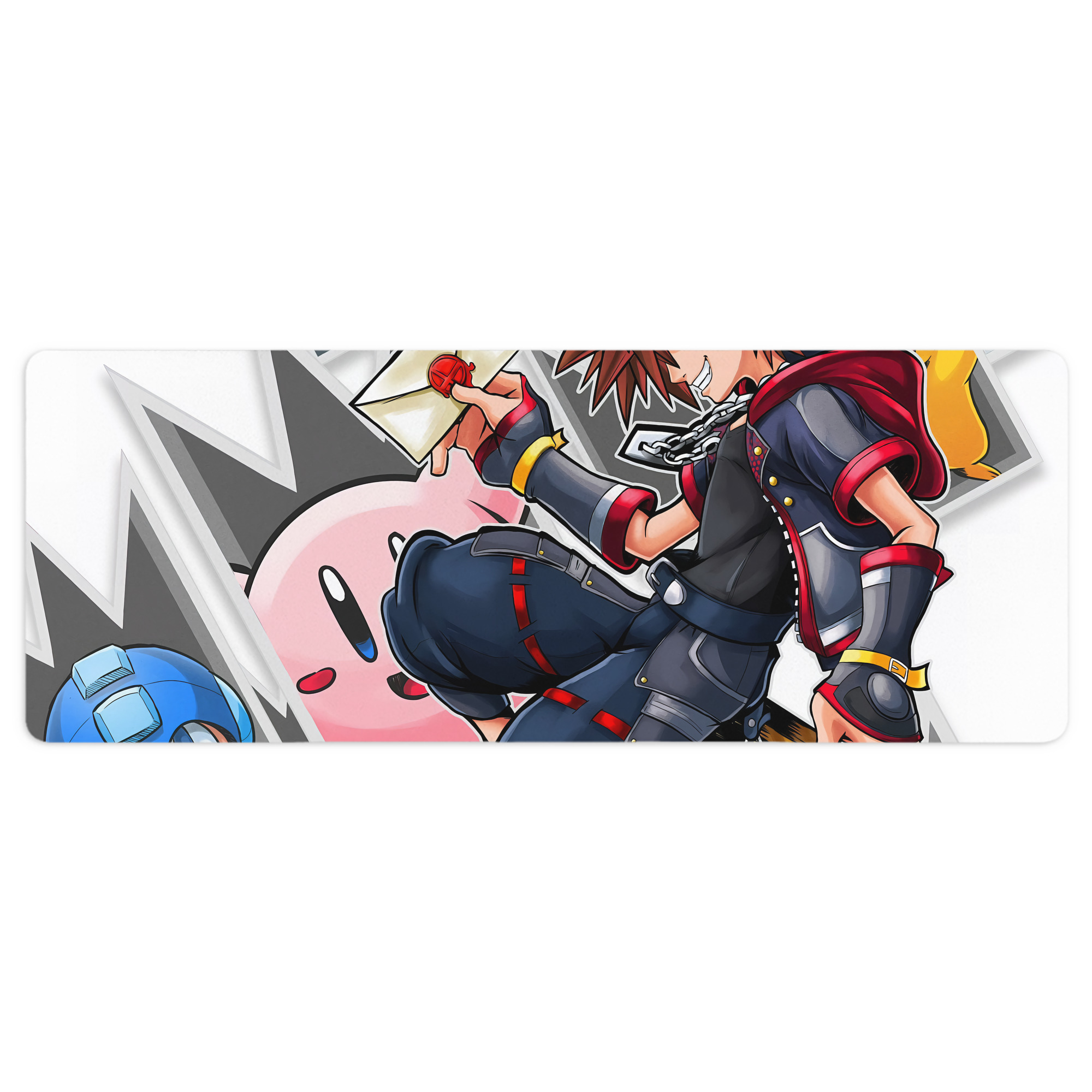 （画像用） ポケットモンスター Pokémon ステッチ加工 大判デスクマット／滑り止めマウスパッド