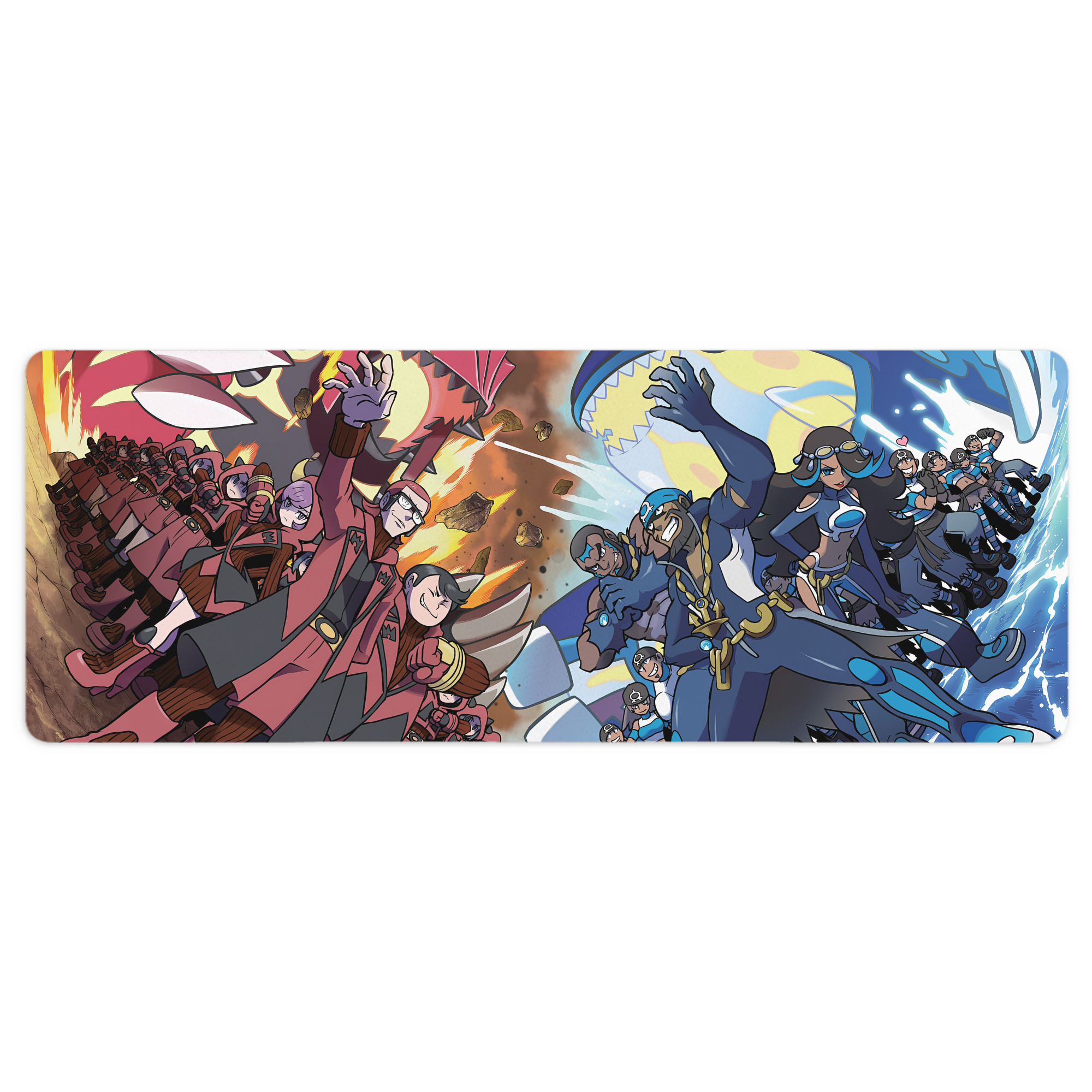 （画像用） ポケットモンスター Pokémon ステッチ加工 大判デスクマット／滑り止めマウスパッド