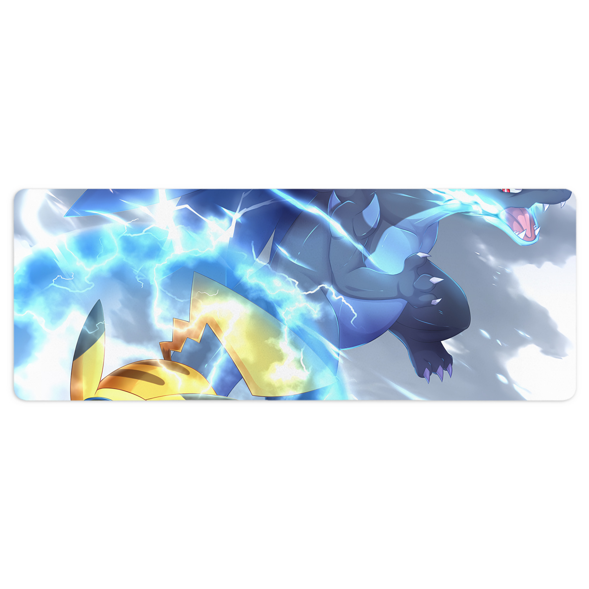 （画像用） ポケットモンスター Pokémon ステッチ加工 大判デスクマット／滑り止めマウスパッド