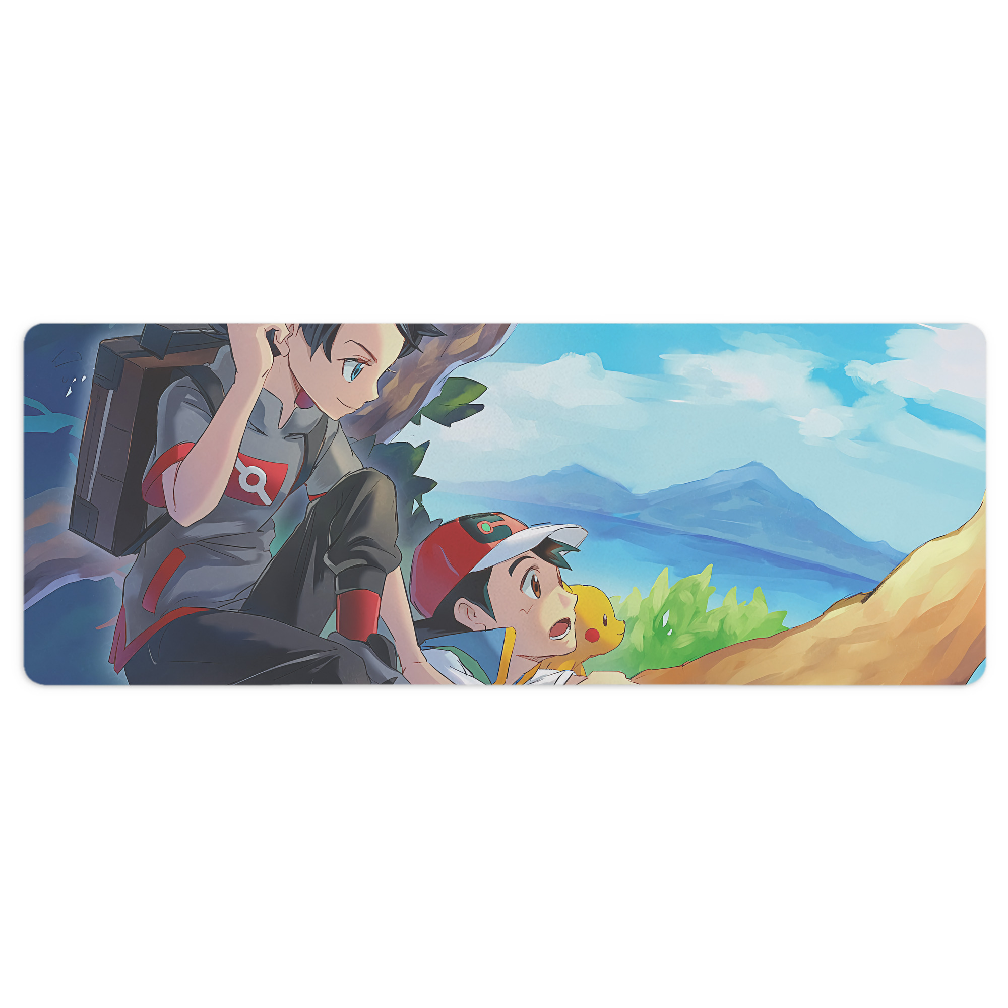（画像用） ポケットモンスター Pokémon ステッチ加工 大判デスクマット／滑り止めマウスパッド