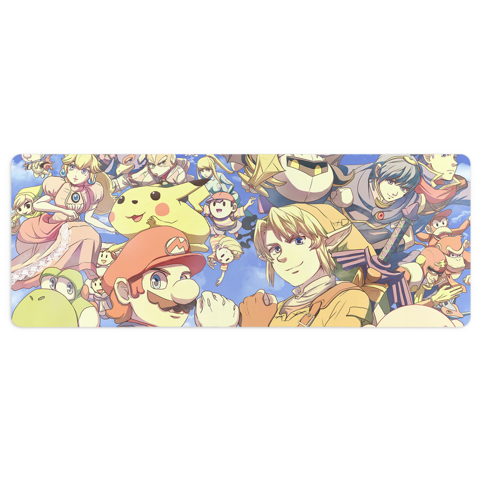 （画像用） ポケットモンスター Pokémon ステッチ加工 大判デスクマット／滑り止めマウスパッド