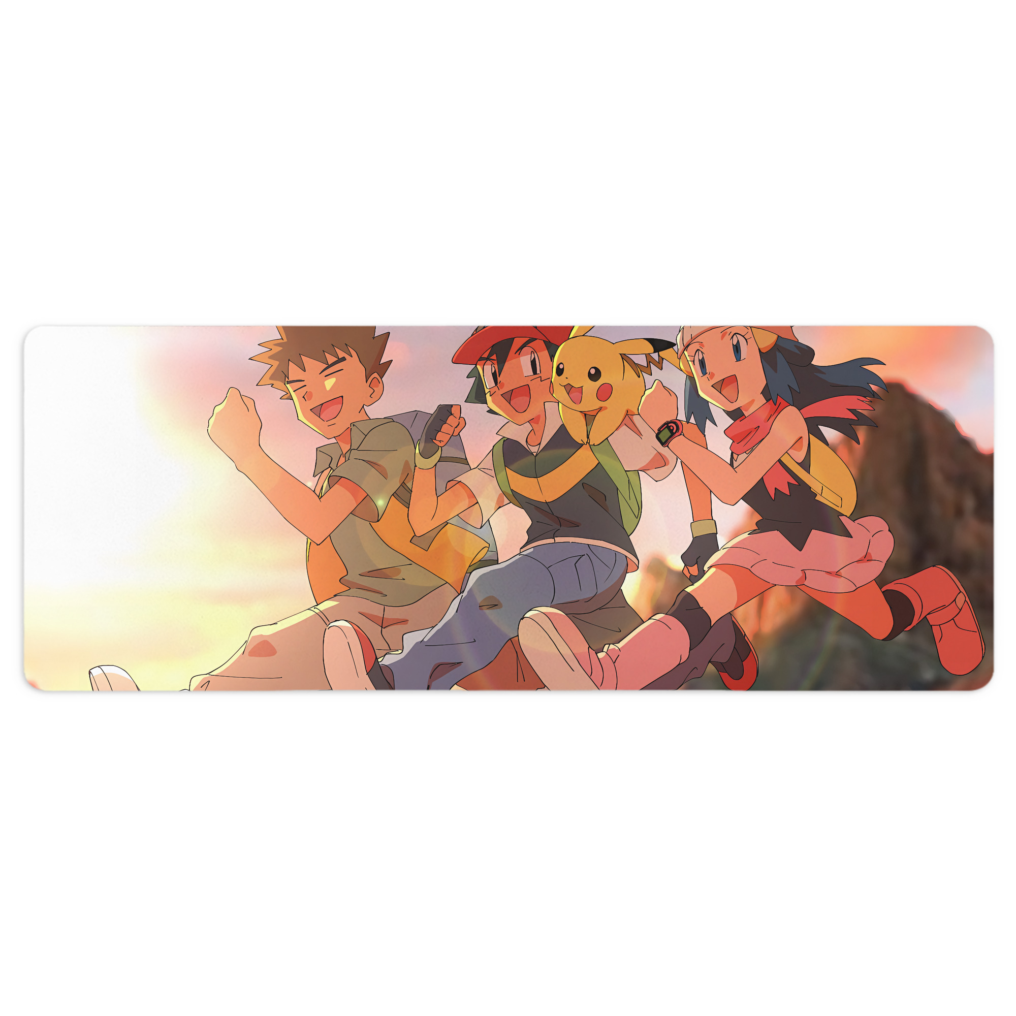 （画像用） ポケットモンスター Pokémon ステッチ加工 大判デスクマット／滑り止めマウスパッド