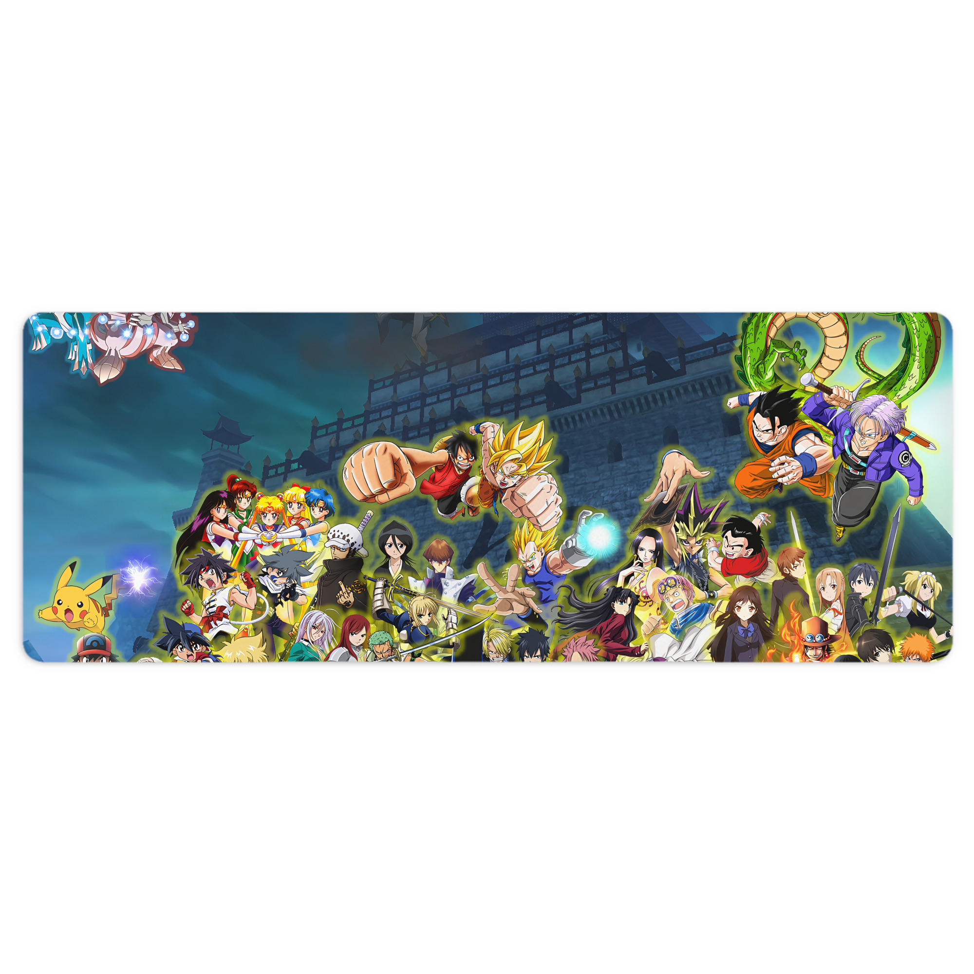 （画像用） ポケットモンスター Pokémon ステッチ加工 大判デスクマット／滑り止めマウスパッド