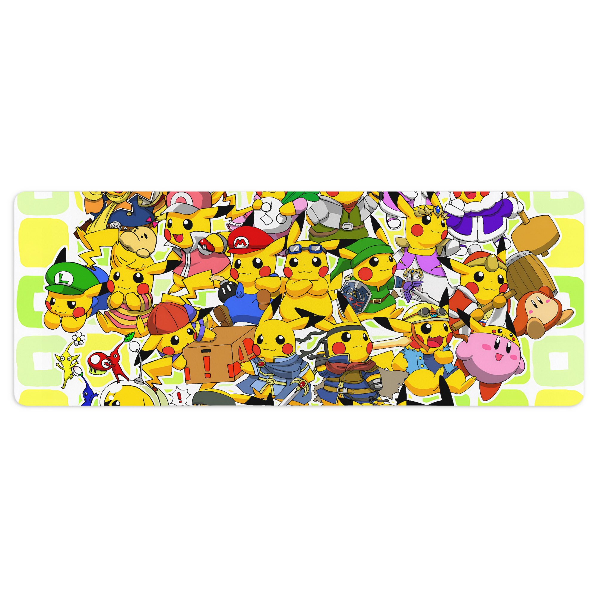 （画像用） ポケットモンスター Pokémon ステッチ加工 大判デスクマット／滑り止めマウスパッド