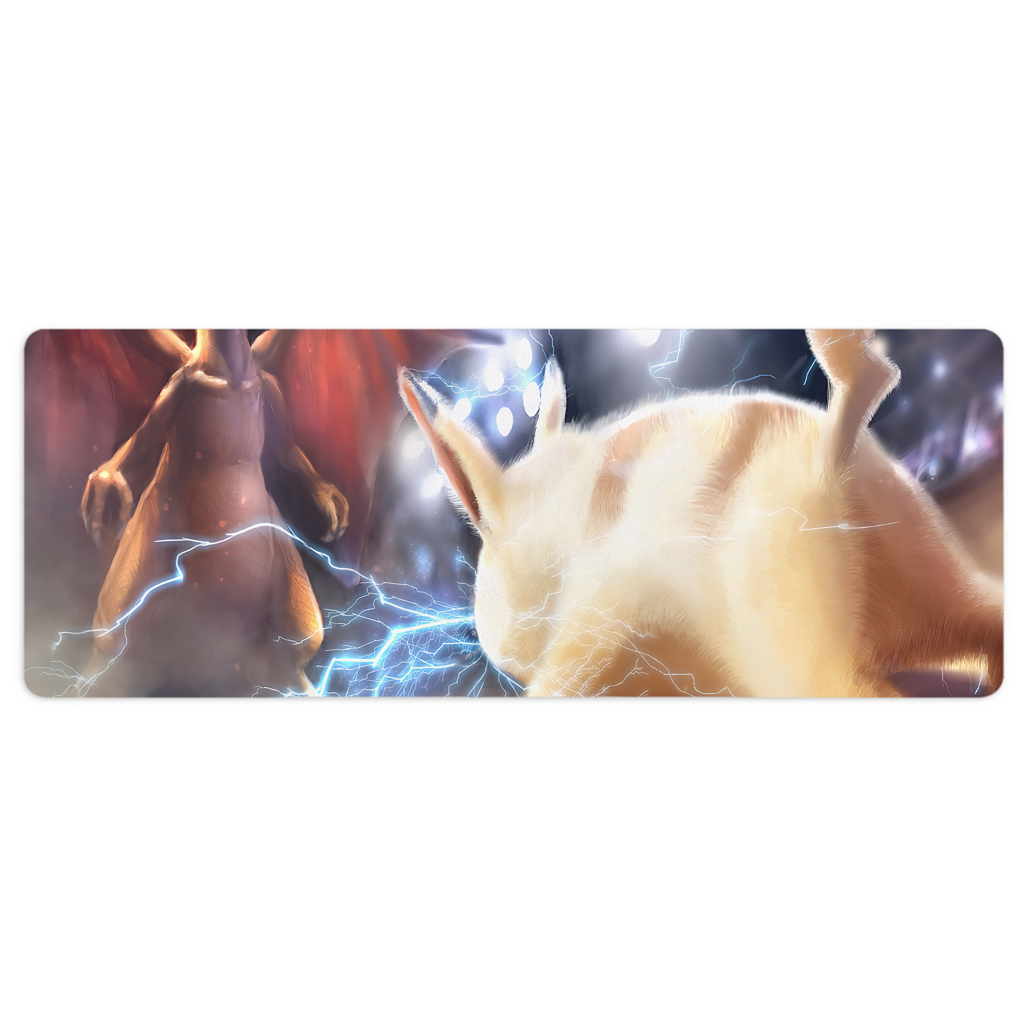 （画像用） ポケットモンスター Pokémon ステッチ加工 大判デスクマット／滑り止めマウスパッド