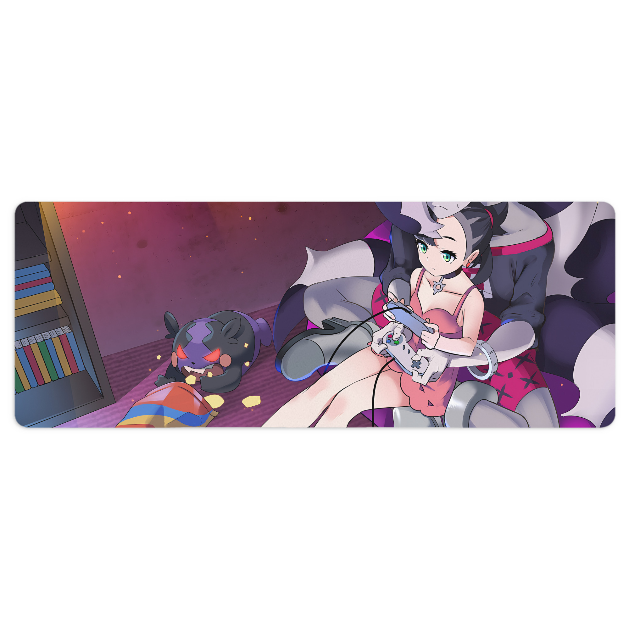 （画像用） ポケットモンスター Pokémon ステッチ加工 大判デスクマット／滑り止めマウスパッド