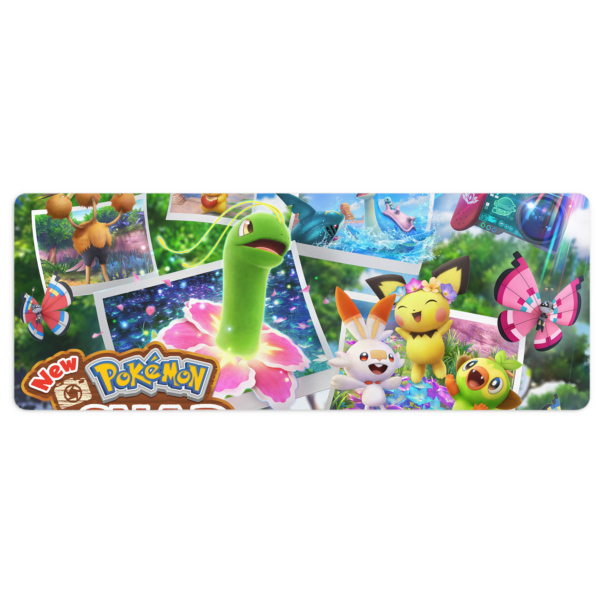 （画像用） ポケットモンスター Pokémon ステッチ加工 大判デスクマット／滑り止めマウスパッド