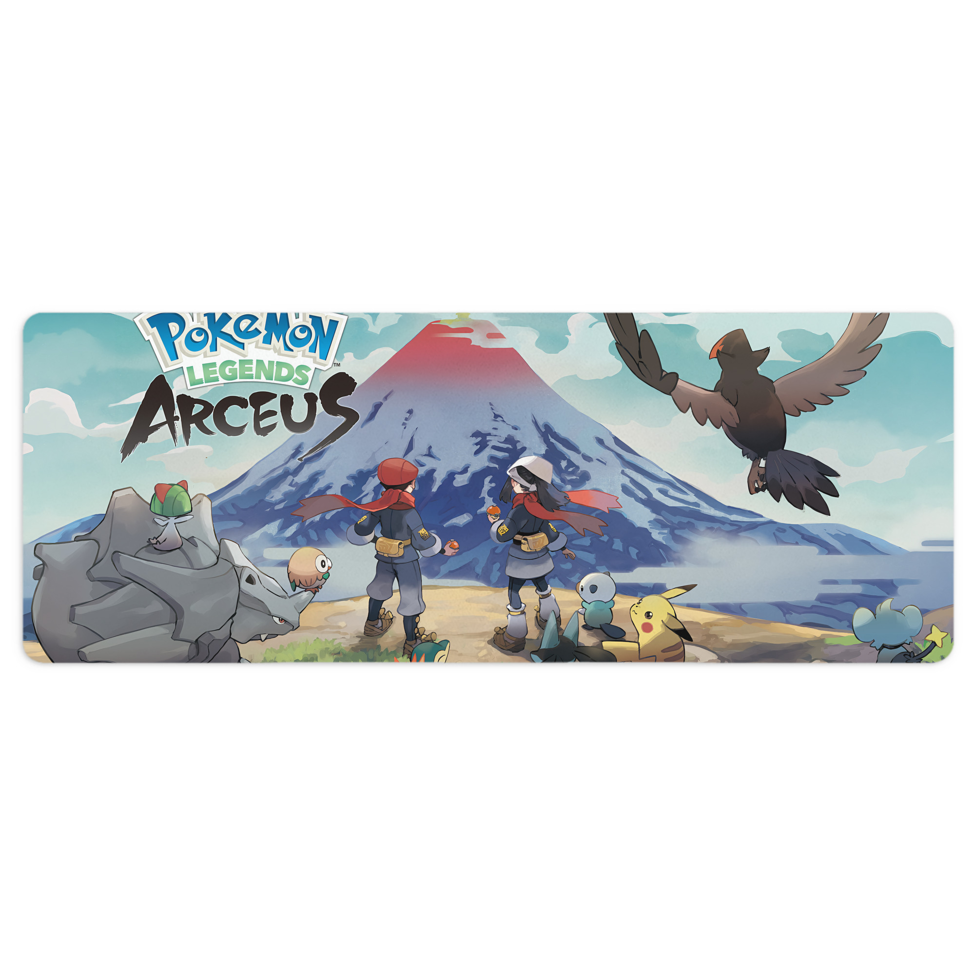 （画像用） ポケットモンスター Pokémon ステッチ加工 大判デスクマット／滑り止めマウスパッド