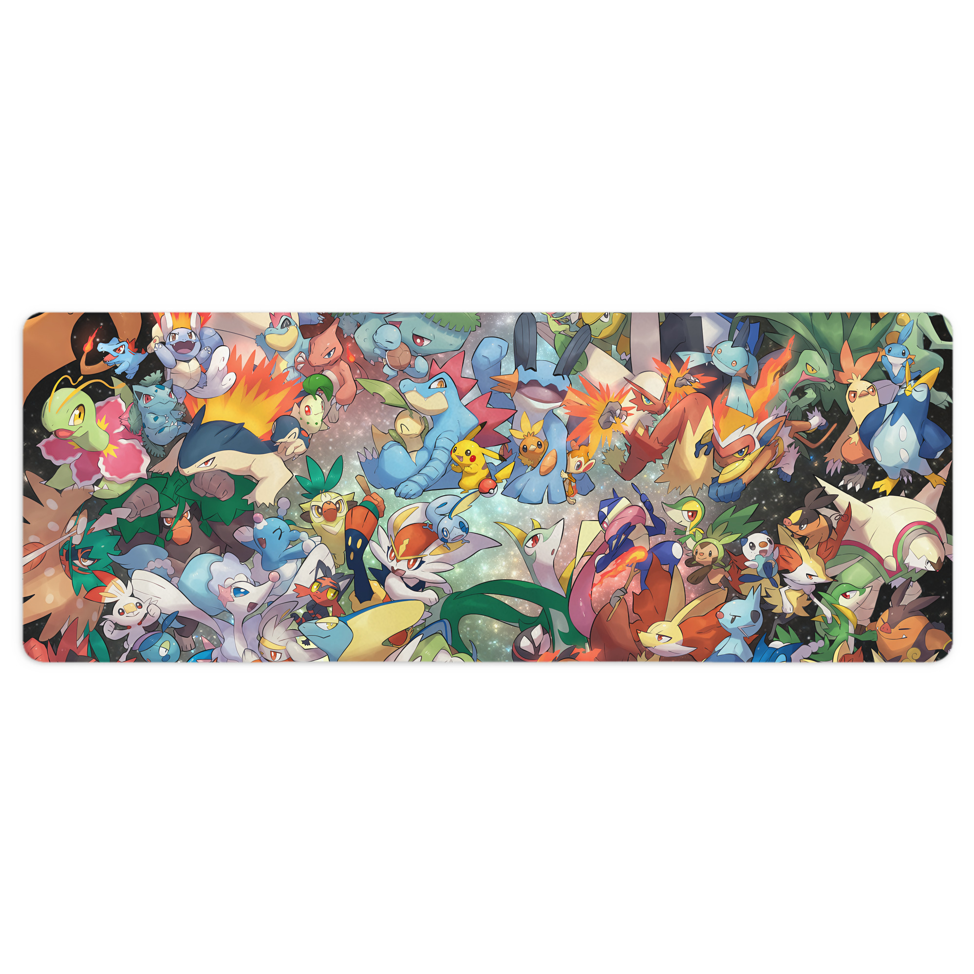 （画像用） ポケットモンスター Pokémon ステッチ加工 大判デスクマット／滑り止めマウスパッド