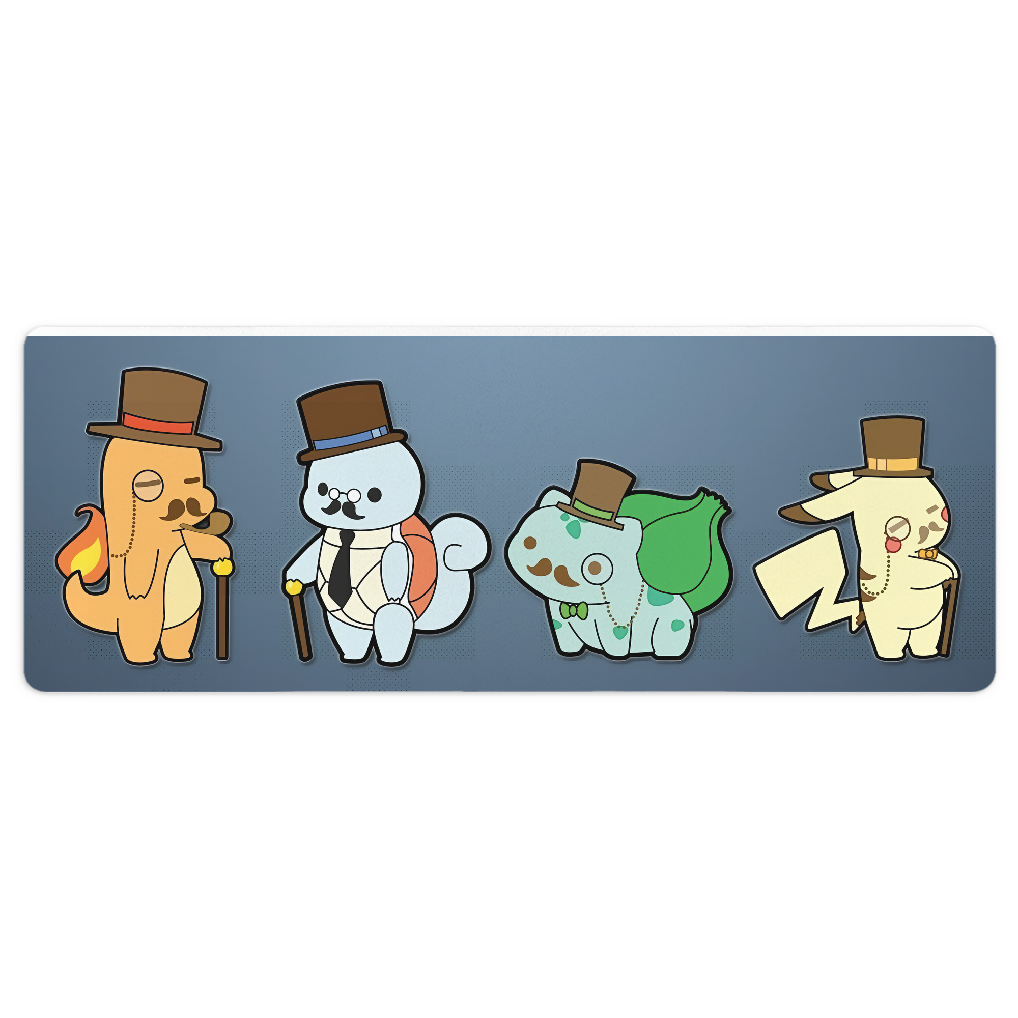 （画像用） ポケットモンスター Pokémon ステッチ加工 大判デスクマット／滑り止めマウスパッド
