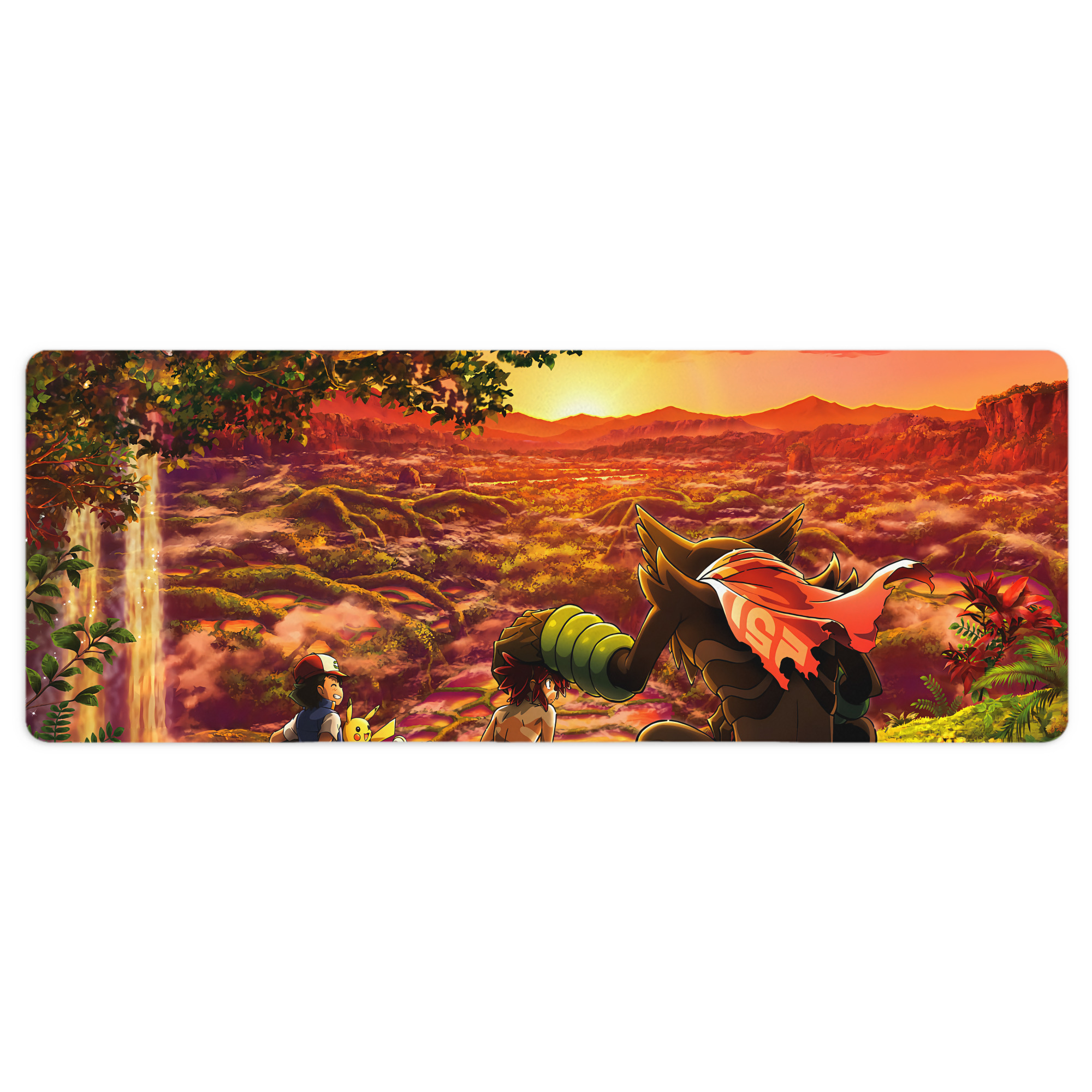 （画像用） ポケットモンスター Pokémon ステッチ加工 大判デスクマット／滑り止めマウスパッド
