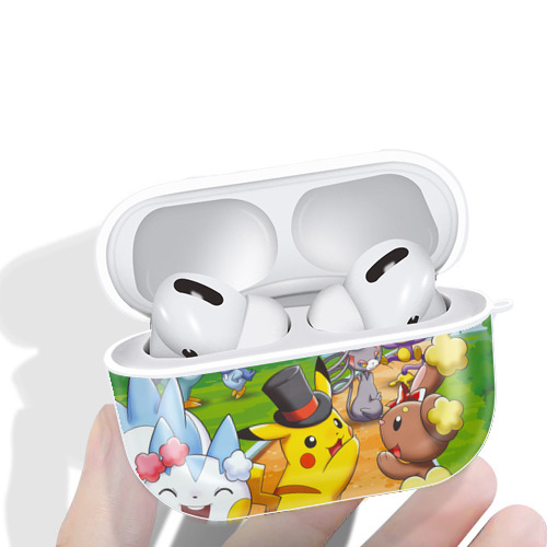 ポケットモンスター Pokémon 【AirPods Pro用】ハードシェル保護ケース 耐衝撃・防指紋・カラビナ付き商品仕様