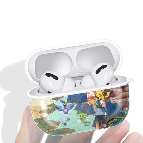 ポケットモンスター Pokémon 【AirPods Pro用】ハードシェル保護ケース 耐衝撃・防指紋・カラビナ付き商品仕様