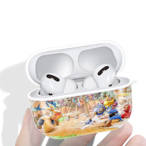 ポケットモンスター Pokémon 【AirPods Pro用】ハードシェル保護ケース 耐衝撃・防指紋・カラビナ付き商品仕様