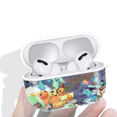 ポケットモンスター Pokémon 【AirPods Pro用】ハードシェル保護ケース 耐衝撃・防指紋・カラビナ付き商品仕様