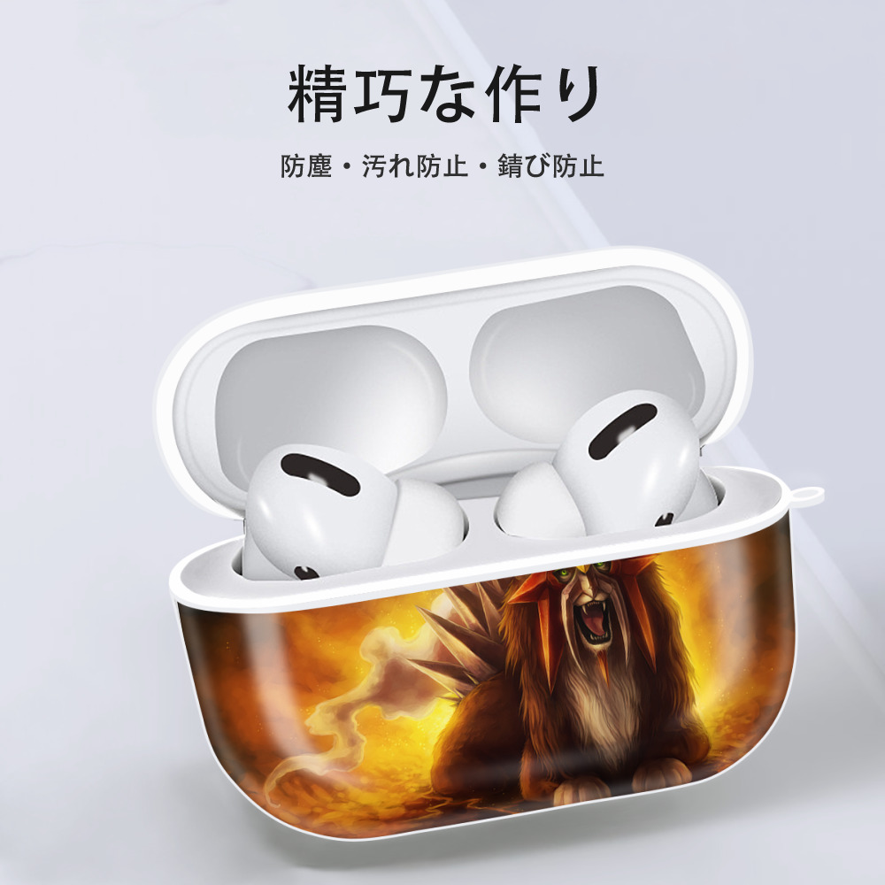 ポケットモンスター Pokémon 【AirPods Pro用】ハードシェル保護ケース 耐衝撃・防指紋・カラビナ付き商品仕様