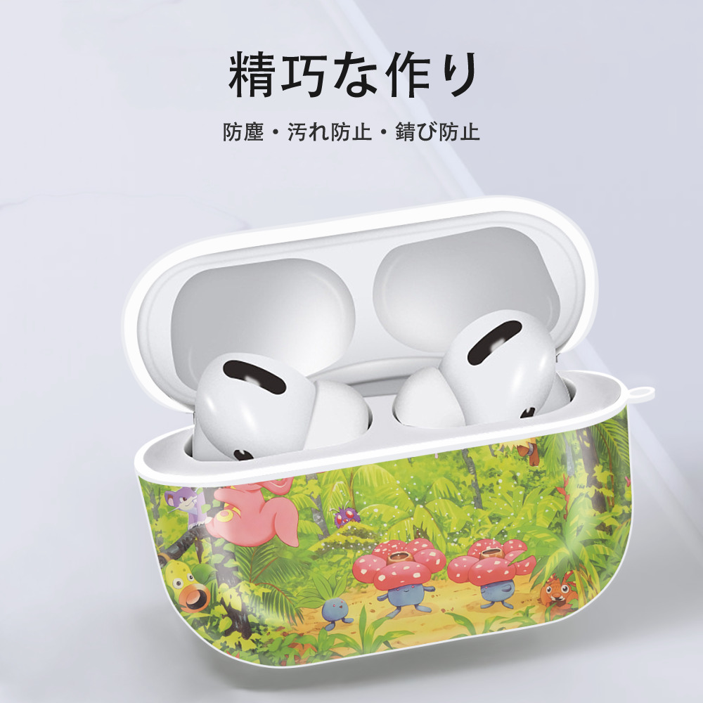 ポケットモンスター Pokémon 【AirPods Pro用】ハードシェル保護ケース 耐衝撃・防指紋・カラビナ付き商品仕様
