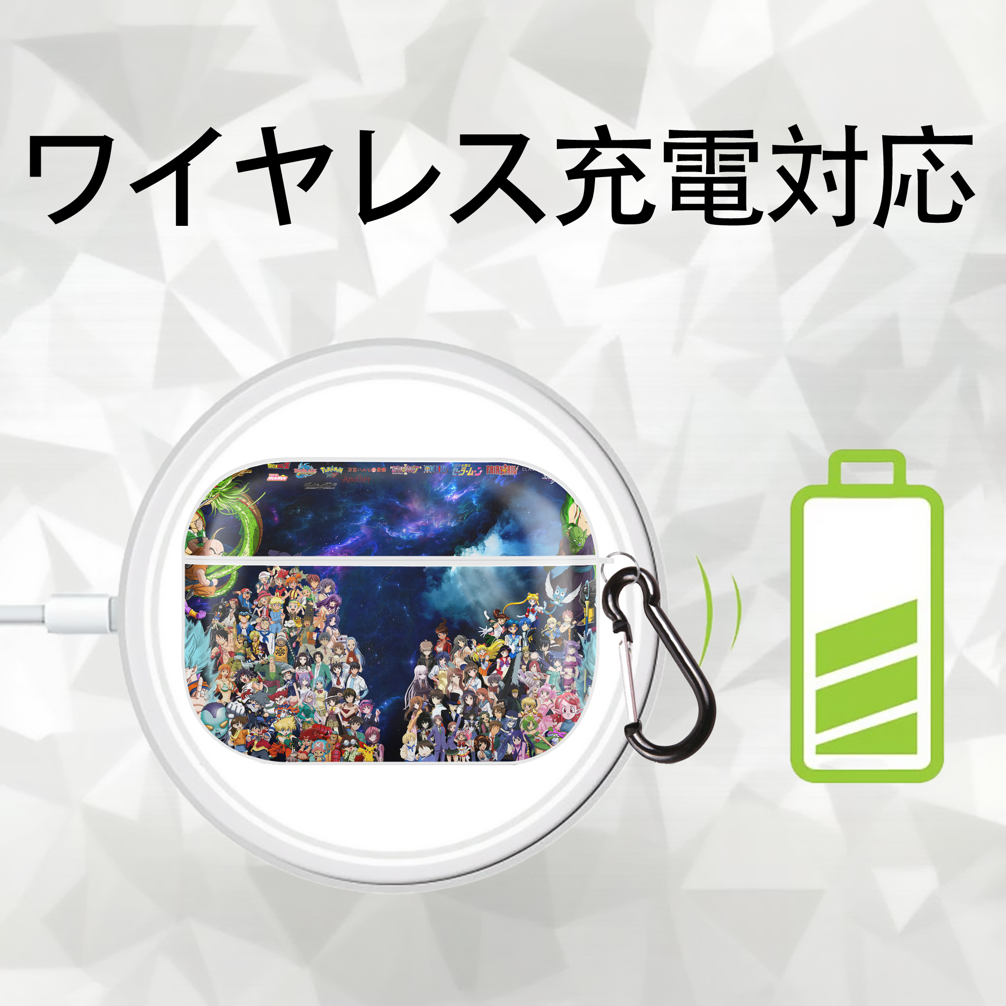 ポケットモンスター Pokémon 【AirPods Pro用】ハードシェル保護ケース 耐衝撃・防指紋・カラビナ付き商品仕様