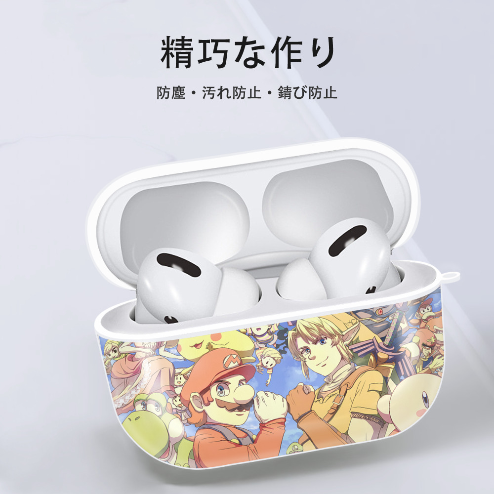 ポケットモンスター Pokémon 【AirPods Pro用】ハードシェル保護ケース 耐衝撃・防指紋・カラビナ付き商品仕様