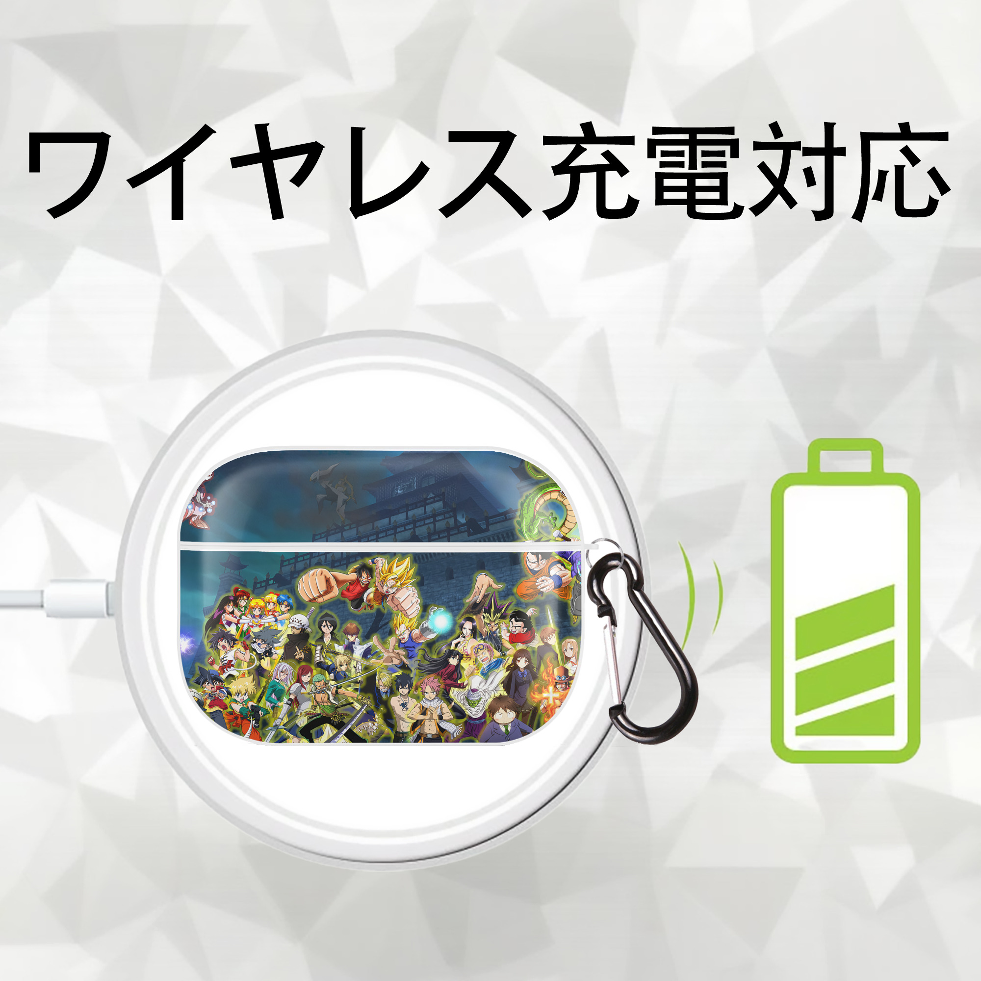 ポケットモンスター Pokémon 【AirPods Pro用】ハードシェル保護ケース 耐衝撃・防指紋・カラビナ付き商品仕様