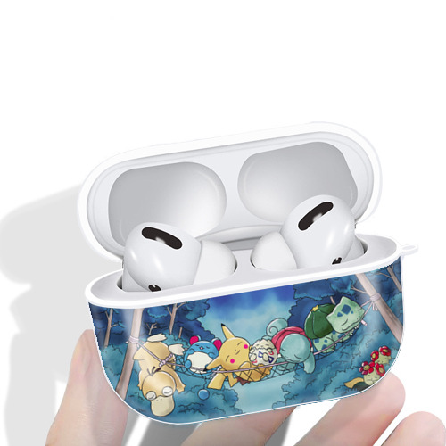 ポケットモンスター Pokémon 【AirPods Pro用】ハードシェル保護ケース 耐衝撃・防指紋・カラビナ付き商品仕様