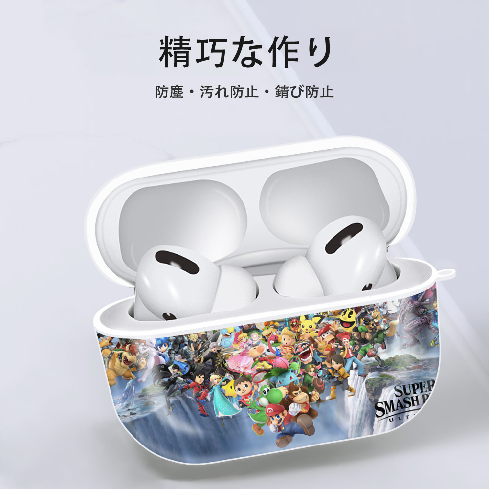 ポケットモンスター Pokémon 【AirPods Pro用】ハードシェル保護ケース 耐衝撃・防指紋・カラビナ付き商品仕様