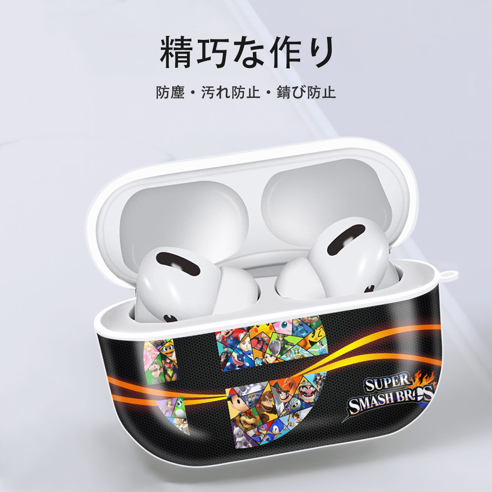 ポケットモンスター Pokémon 【AirPods Pro用】ハードシェル保護ケース 耐衝撃・防指紋・カラビナ付き商品仕様