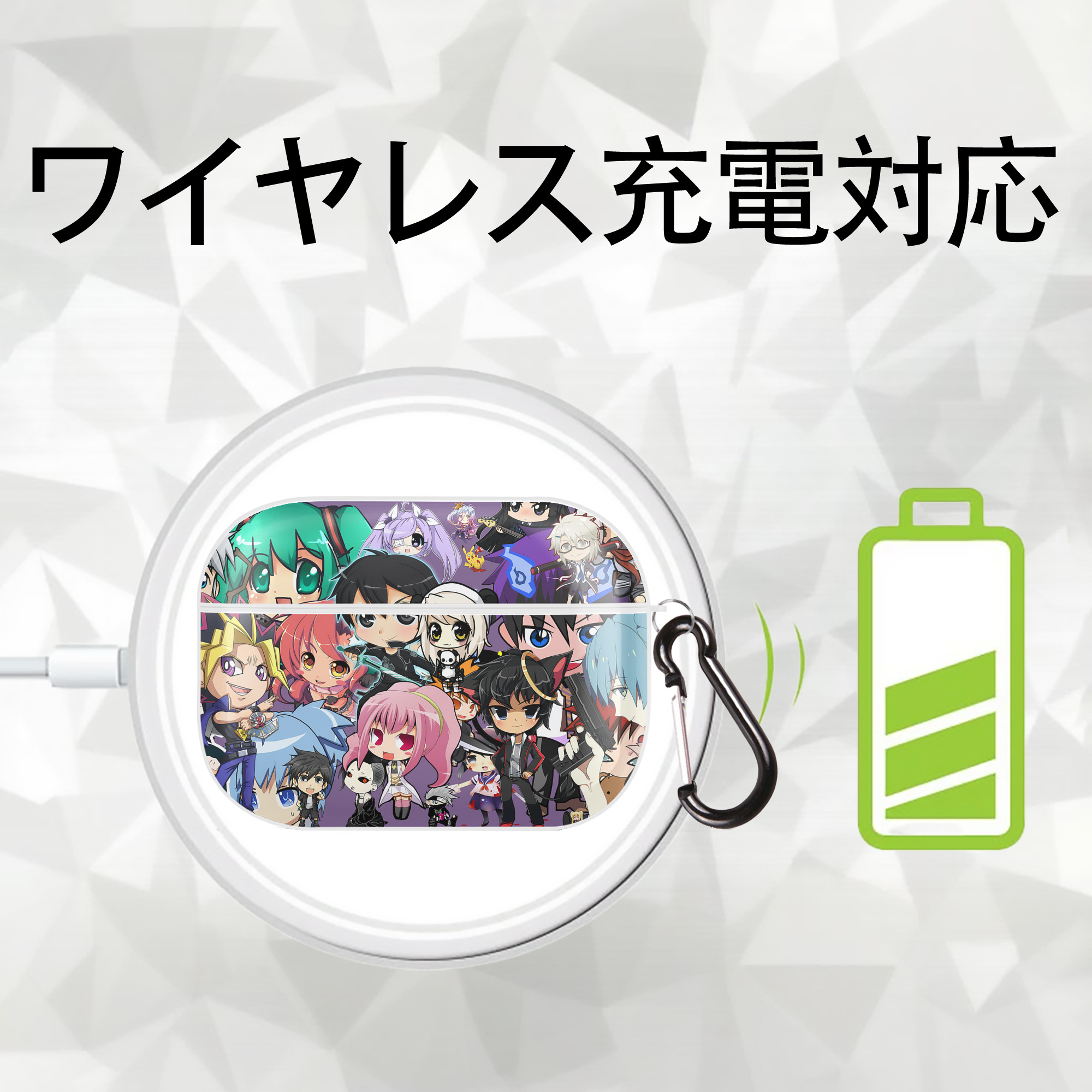 ポケットモンスター Pokémon 【AirPods Pro用】ハードシェル保護ケース 耐衝撃・防指紋・カラビナ付き商品仕様