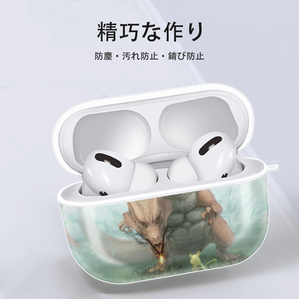 ポケットモンスター Pokémon 【AirPods Pro用】ハードシェル保護ケース 耐衝撃・防指紋・カラビナ付き商品仕様