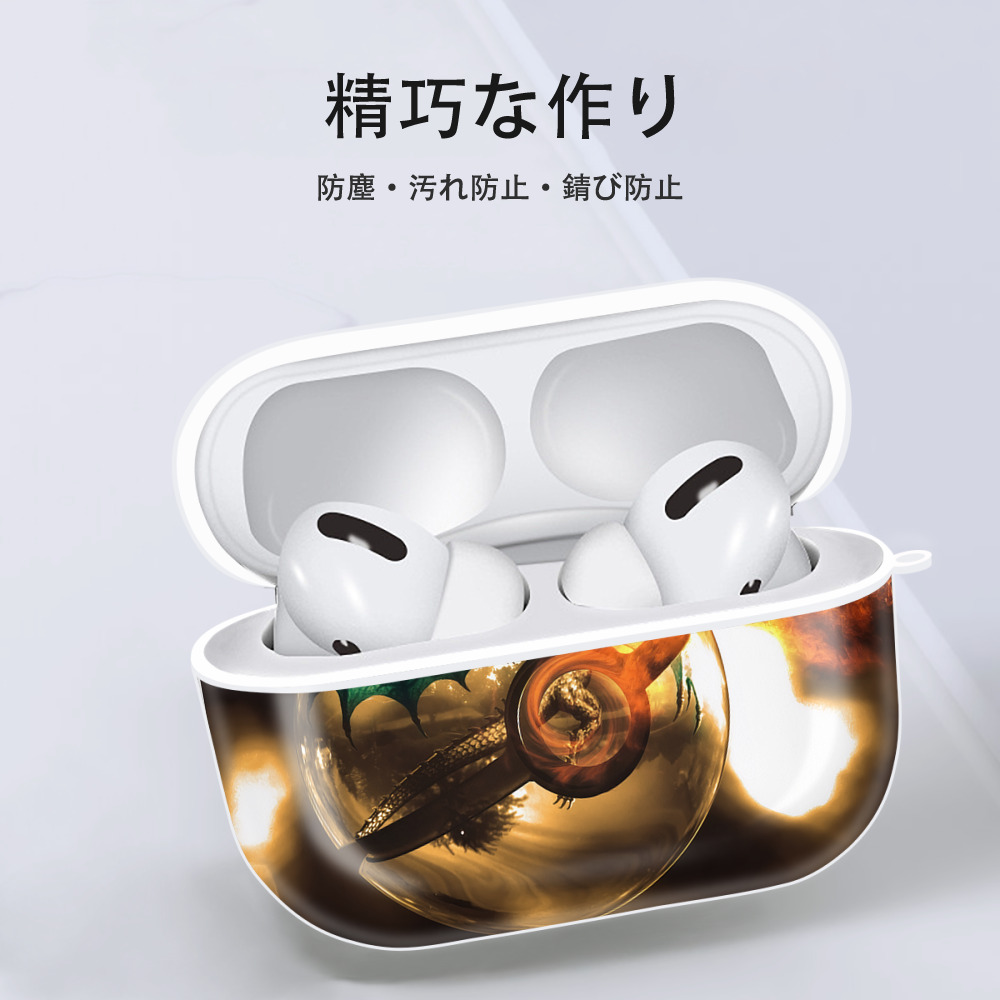 ポケットモンスター Pokémon 【AirPods Pro用】ハードシェル保護ケース 耐衝撃・防指紋・カラビナ付き商品仕様