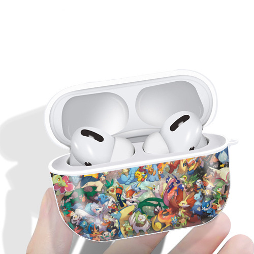 ポケットモンスター Pokémon 【AirPods Pro用】ハードシェル保護ケース 耐衝撃・防指紋・カラビナ付き商品仕様